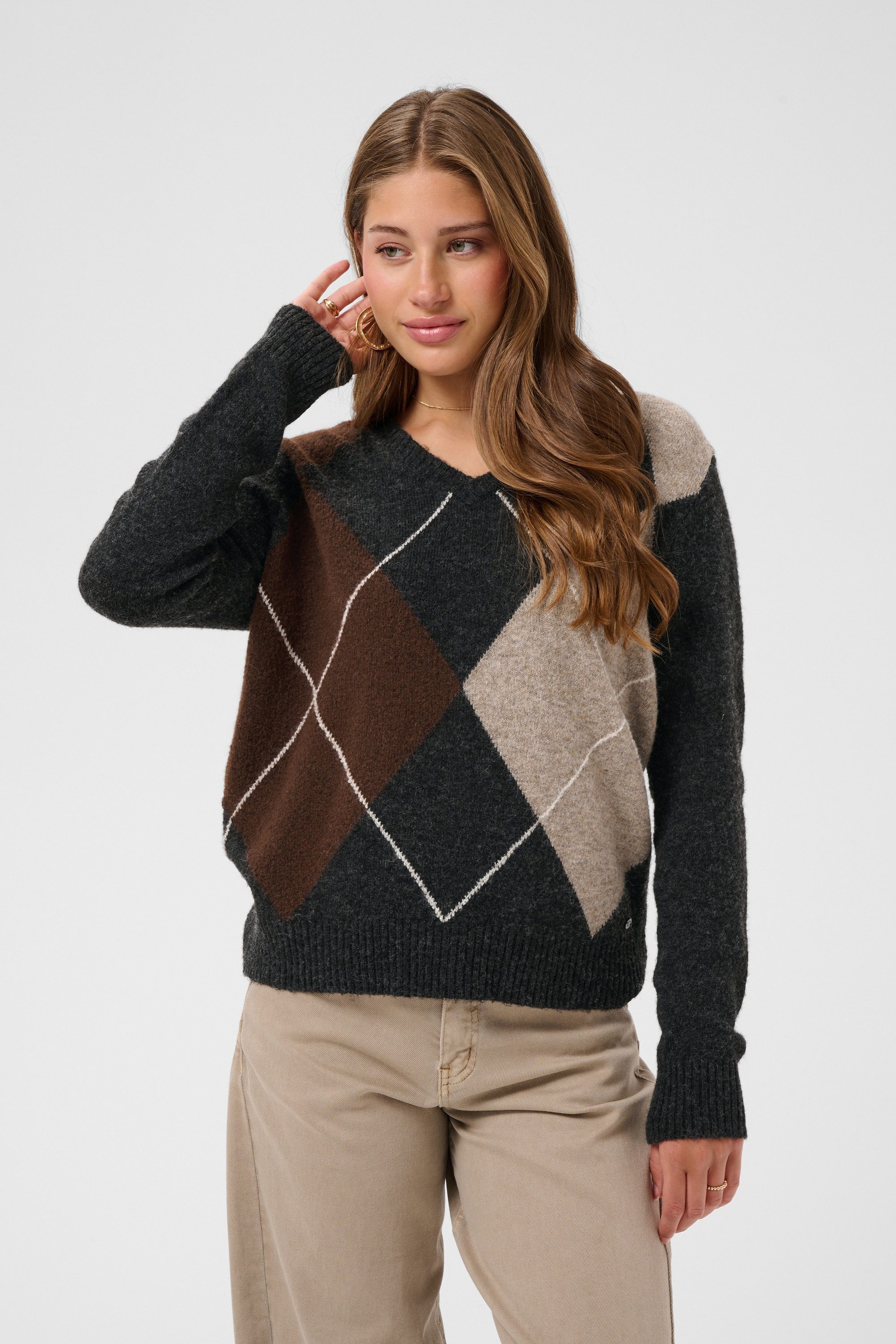 Cream Strickpullover Strickpullover CRHope