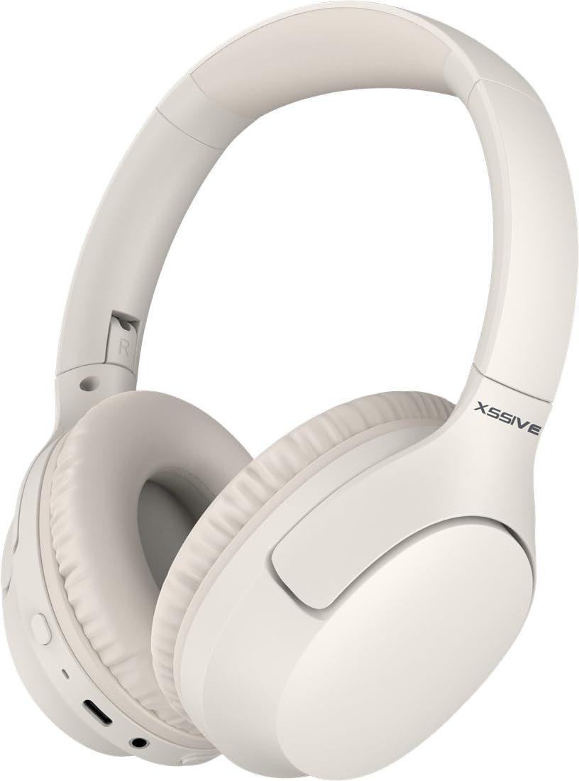 BT 5.3 Kabelloses Smart-Headset, druckvoller Tiefbassmodus Bluetooth-Kopfhörer