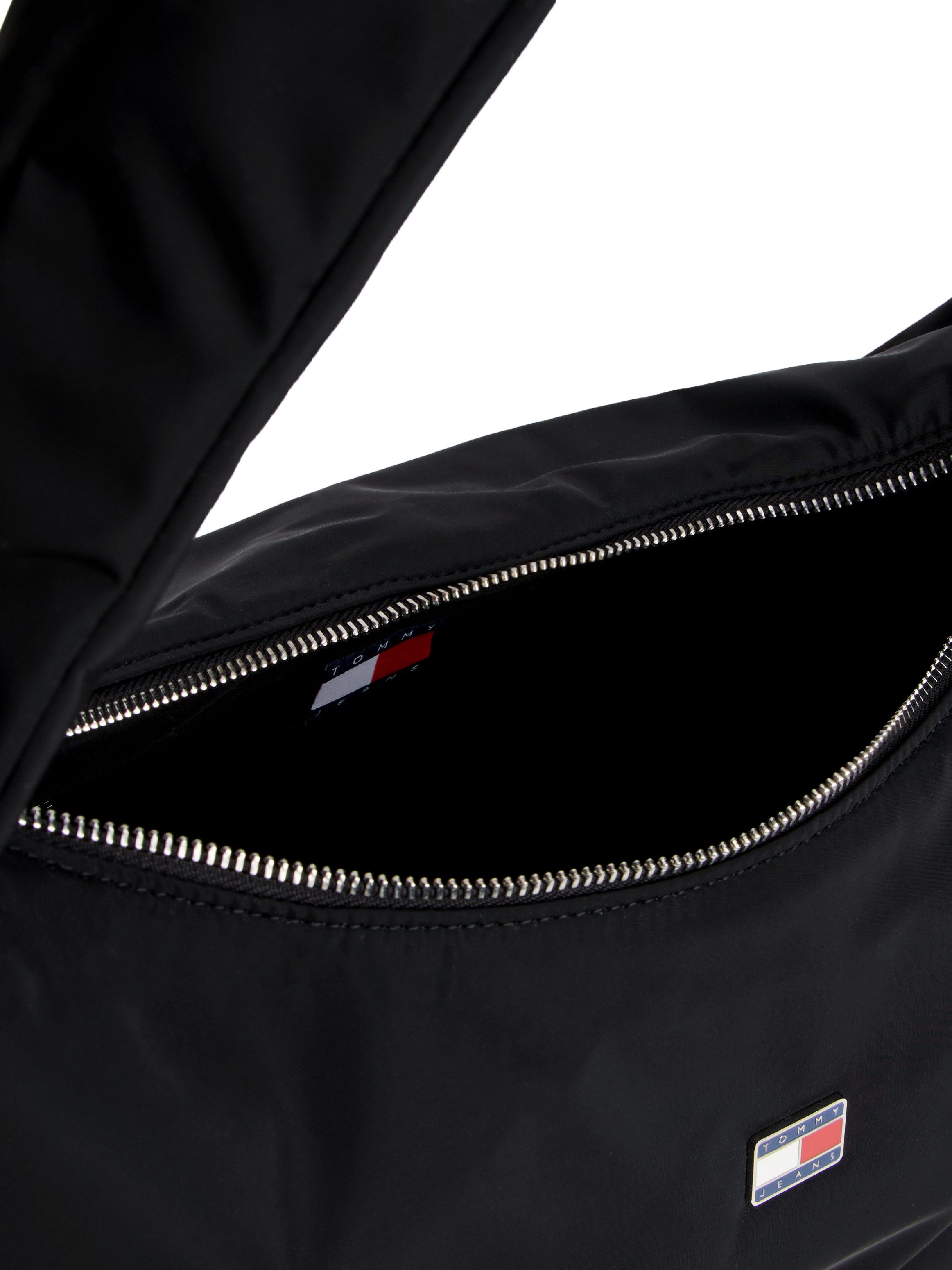 Tommy Jeans Hobo TJW URBAN NYLON HOBO, Damen Schultertasche, Minibag mit wertigem Logo-Emblem