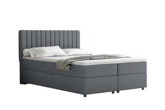 PANDA MÖBEL GmbH Boxspringbett EVEREST 140x200 cm Faro 04
