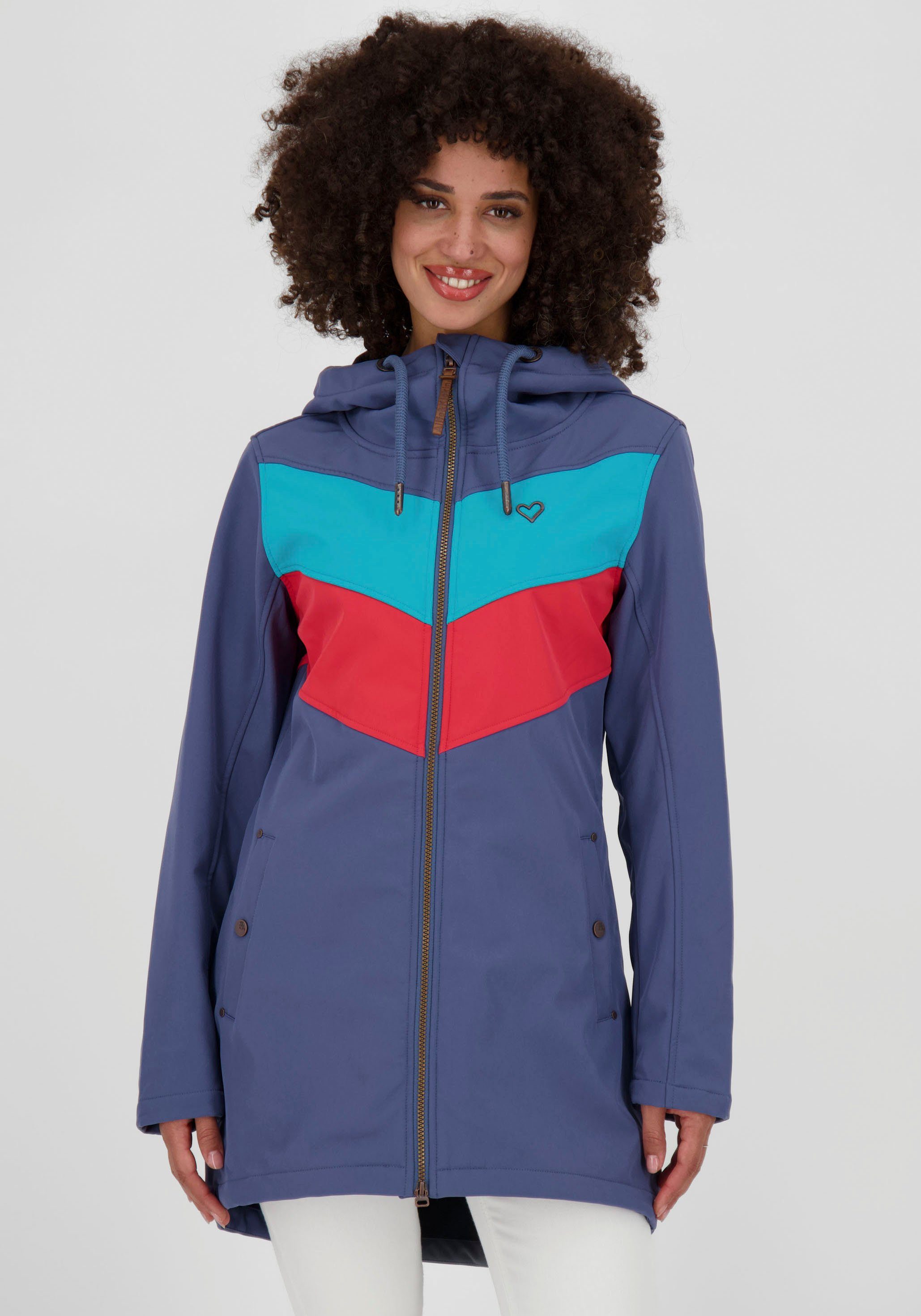 5300 & DorianeAK-S Softshelljacke (1-St) Alife NIGHTBLUE Kickin