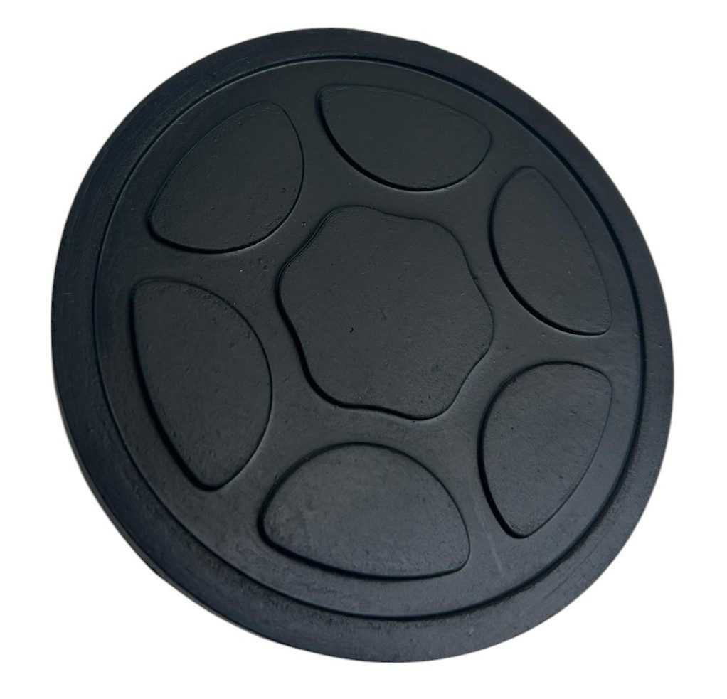 DeTec. Wagenheber, Gummiauflage Ø 95mm, Gummikissen bzw. Schutzauflage, 12mm Hoch