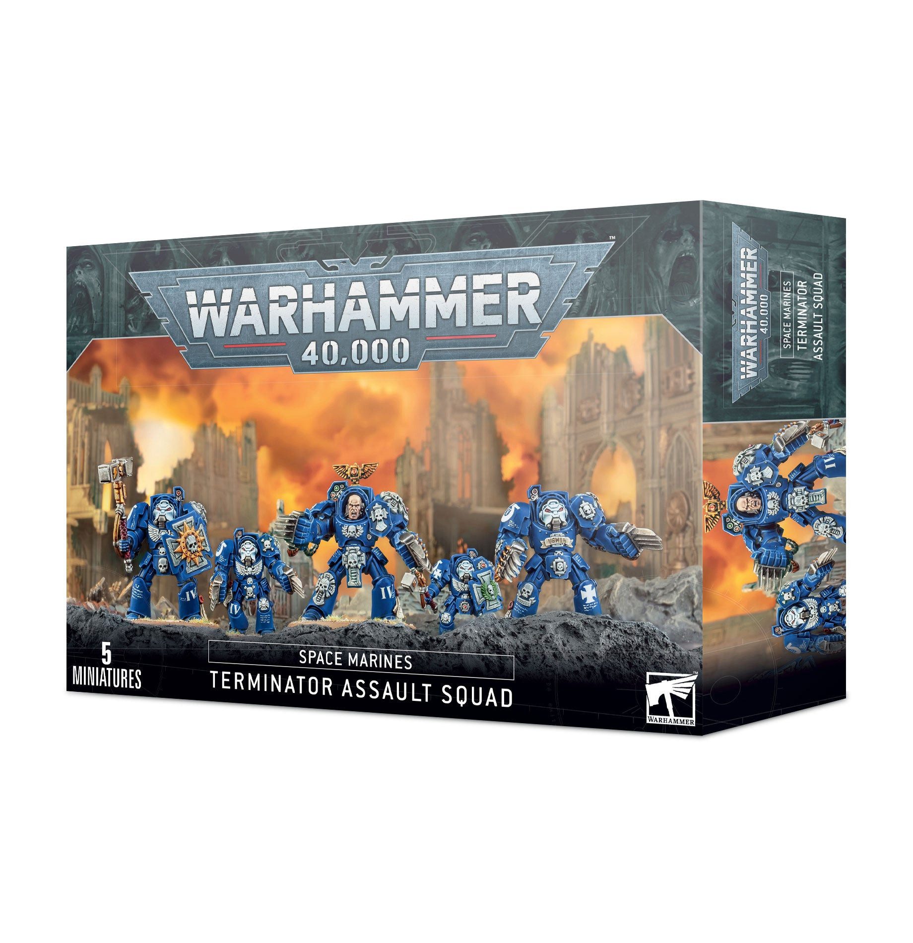 Spielfigur Warhammer 40.000 Space Marines Terminator Assault Squad