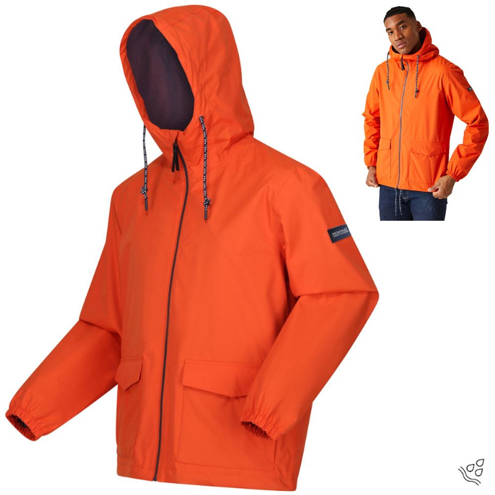 Hardshelljacke Regatta - wasserdichte Isotex Outdoor- Funktionsjacke Bayano, orange