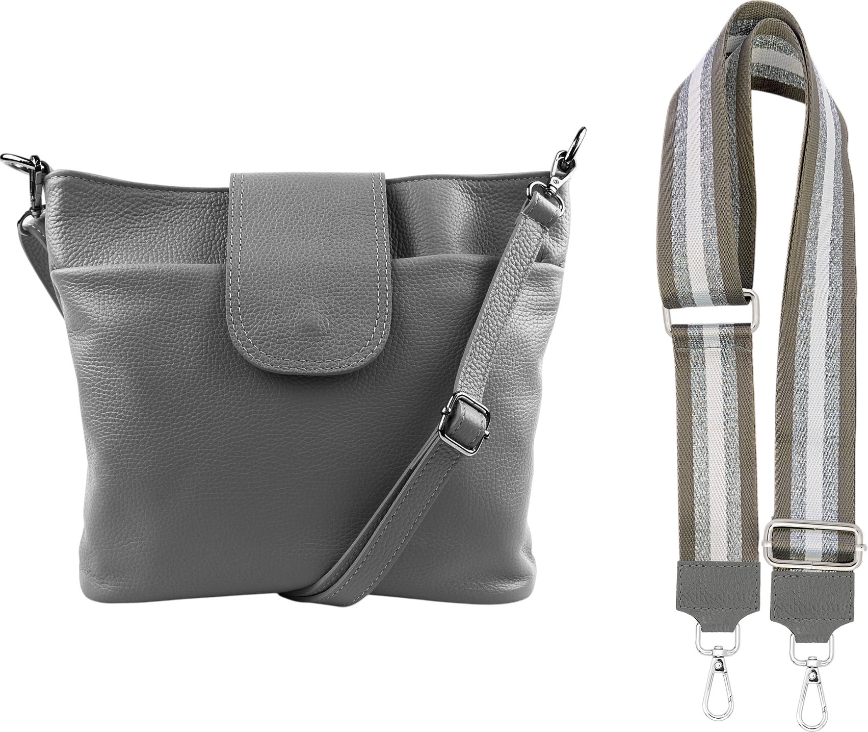 SEVA Schultertasche Umhängetasche Damen Echtleder mit günstig online kaufen