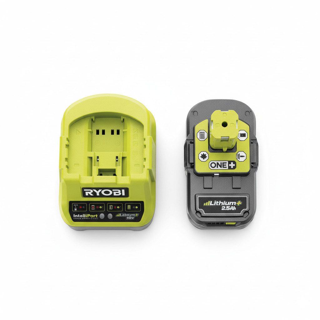 RYOBI Ryobi RC18120-125 Set Akku 18V 2,5 Ah + Ladegerät ONE+ Akku-Set (1 St)