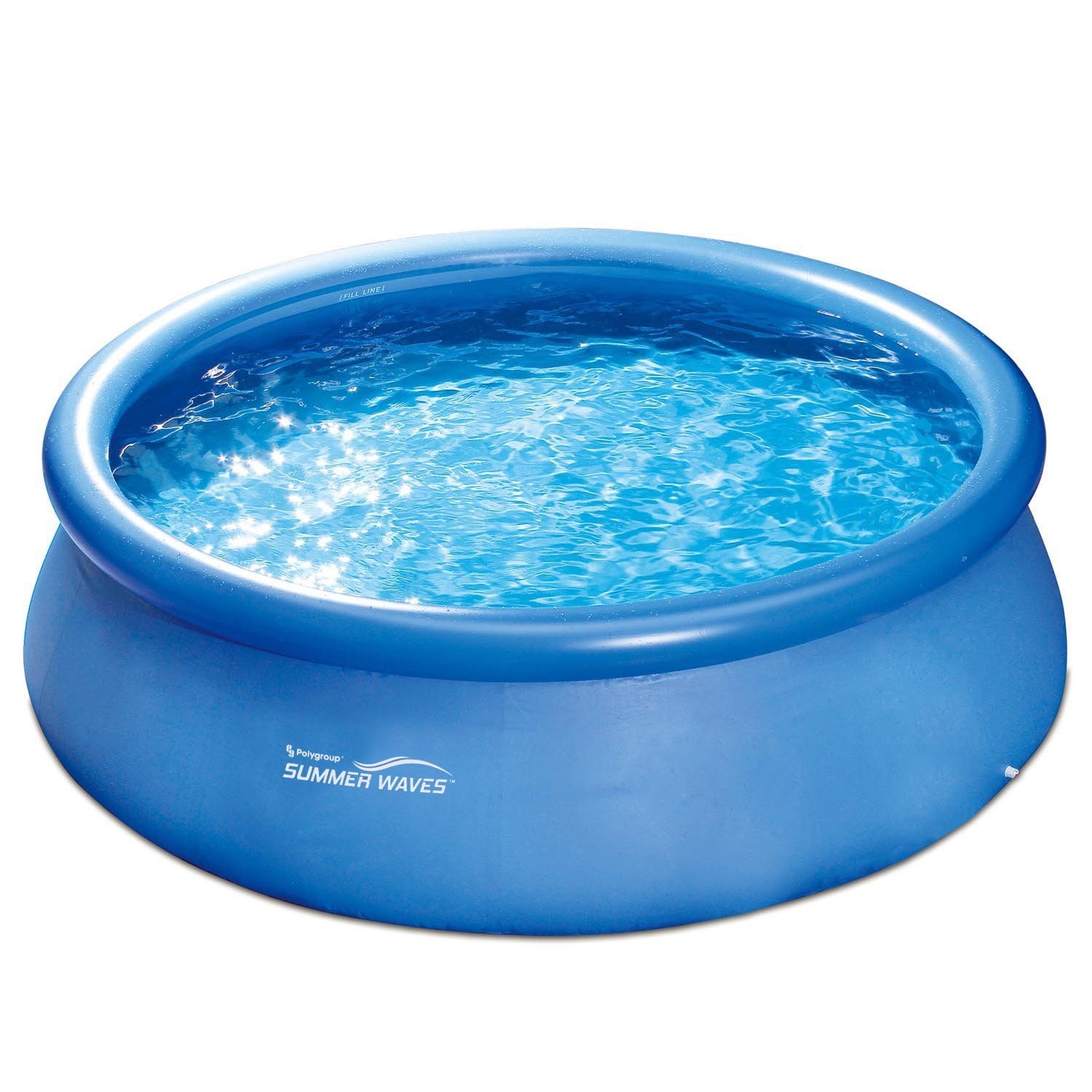 SUMMER WAVES Quick-Up Pool Fast Set, Pool 366x91cm Swimming Pool Familien Schwimmbad mit Filterpumpe