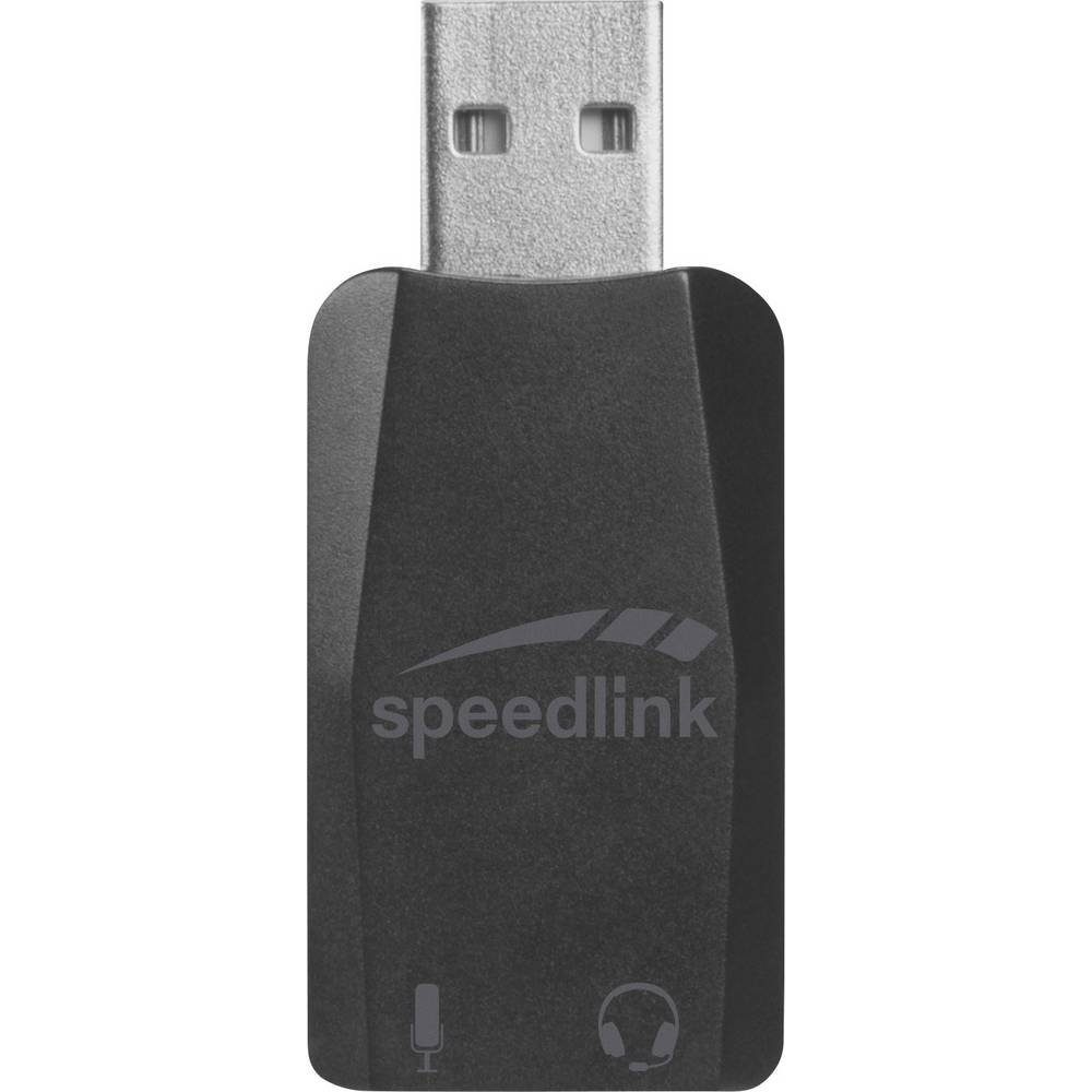 Speedlink Mikrofon USB-Soundkarte SL-8850-BK-01