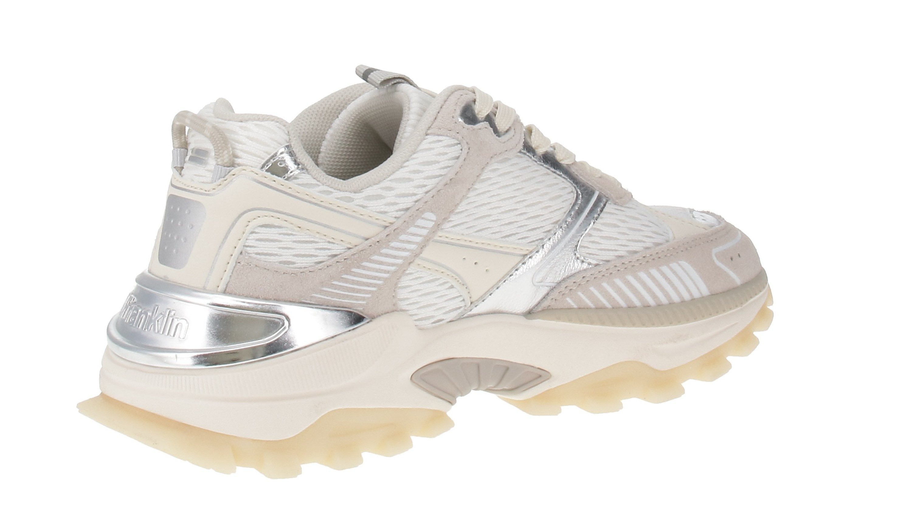 Franklin D.Franklin DFSH347007 Track Flame - Damen Sneaker - Metalic-Silver Sneaker