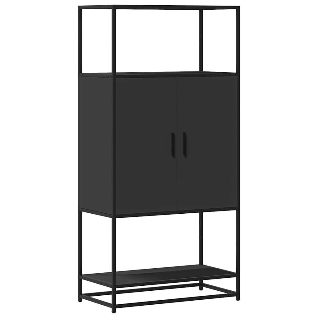 vidaXL Highboard Highboard Schwarz 68x35x139 cm günstig online kaufen