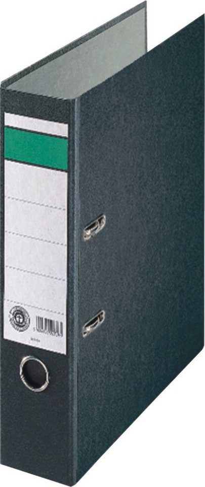 Centra Aktenordner Ordner Wolkenmarmor A4 80mm schwarz