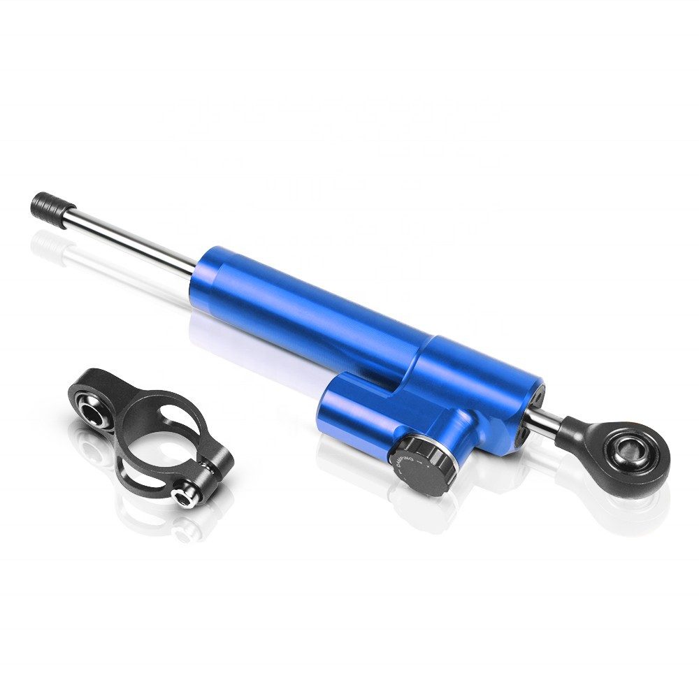 Zaddox Dämpfer Lenkungsdämpfer Motorrad / Stabilisator # universal blau