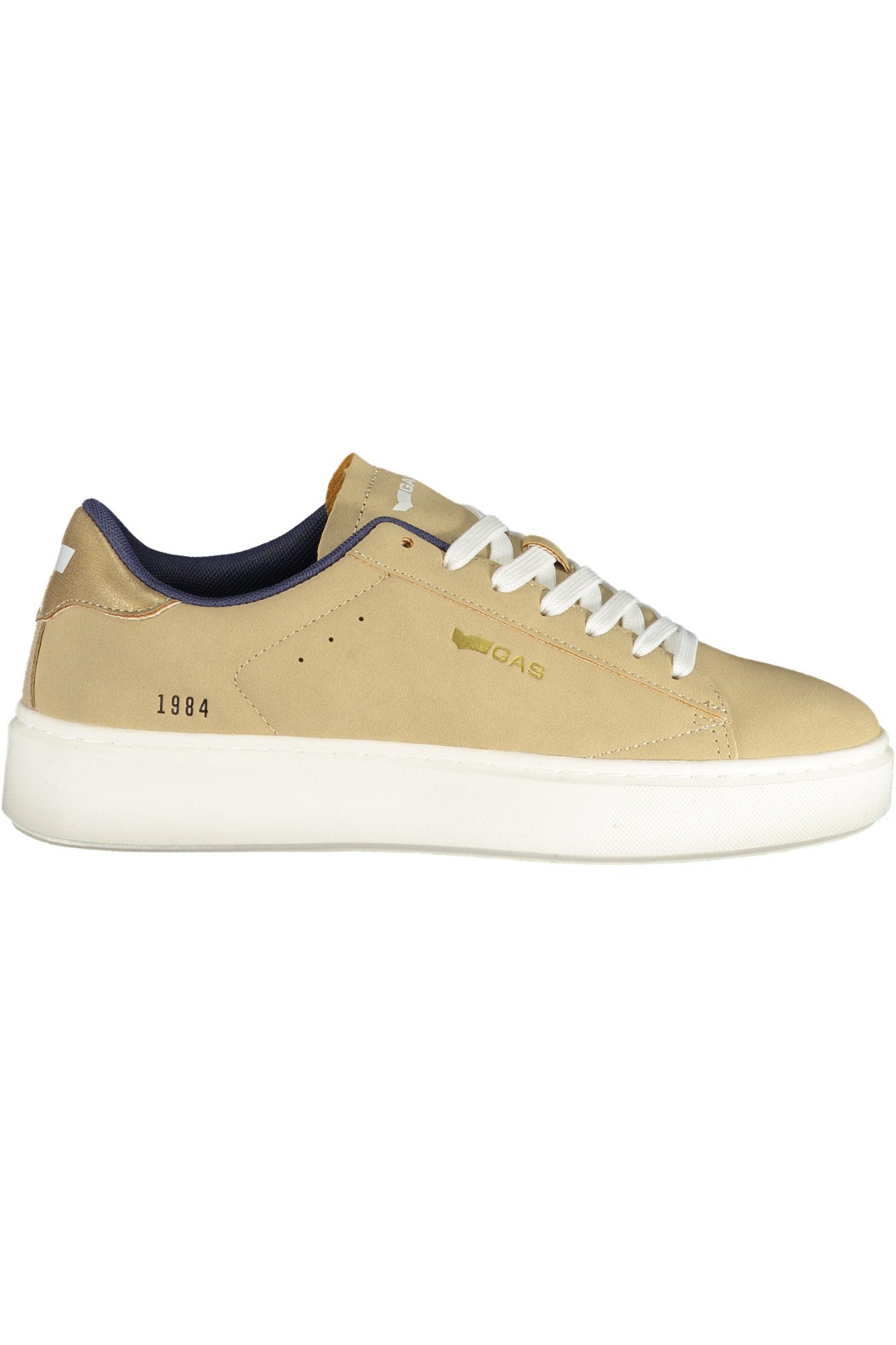 GAS Sneaker Beiger Damensportschuh mit Kontrastdetails und