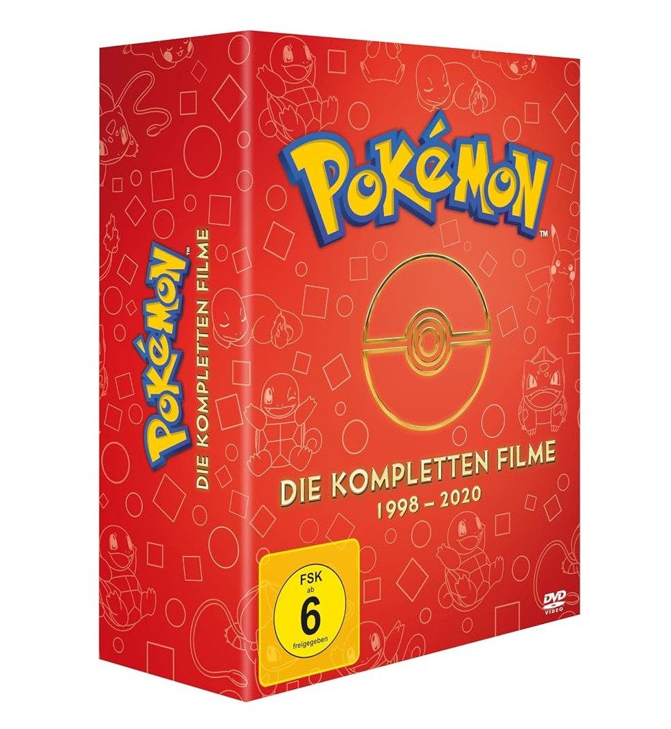 POKÉMON DVD Pokemon - Die kompletten Filme Limited Edition DVD, (23-St., Box-Set), Alle 23 Filme in einer Box