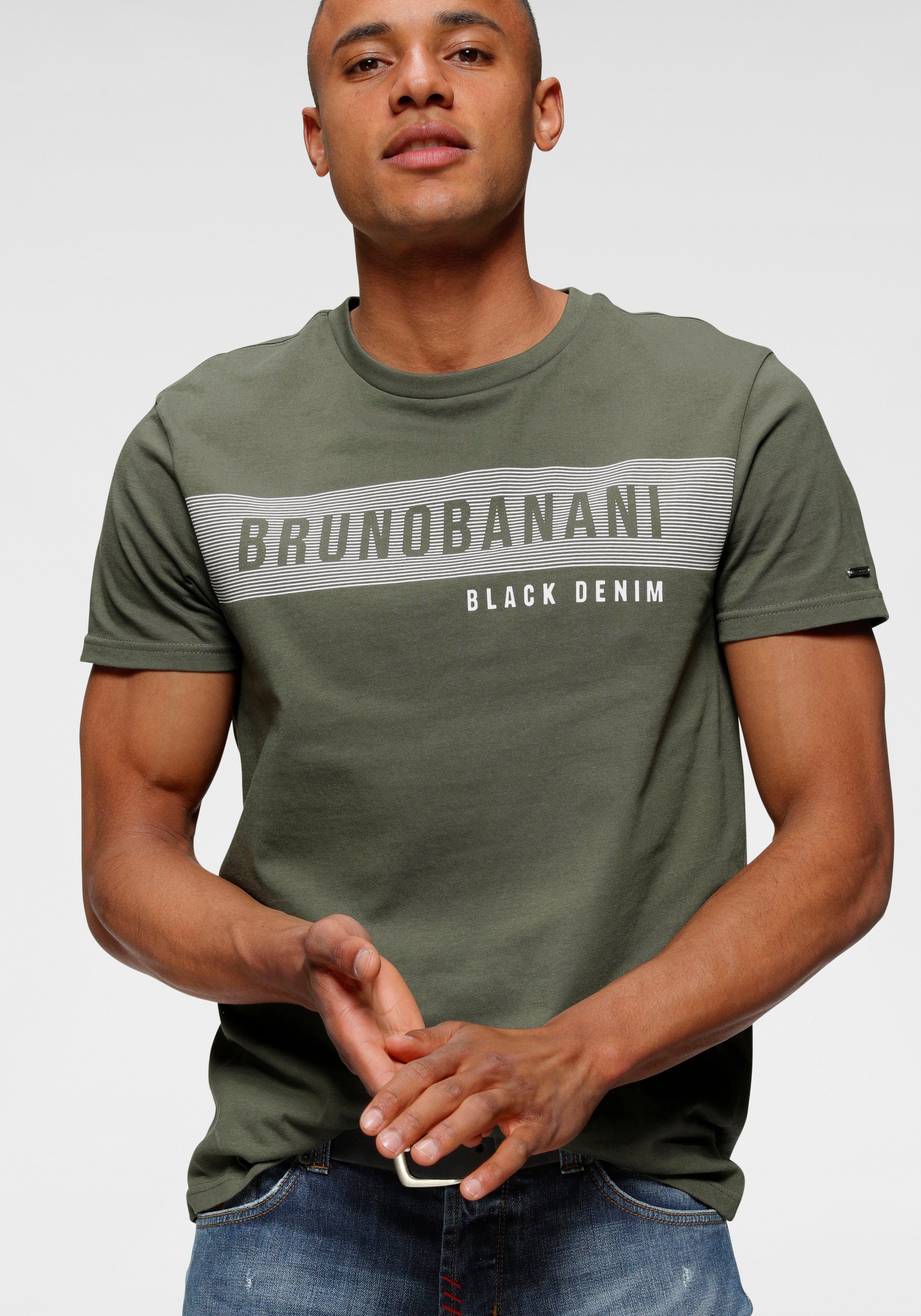 Bruno Banani T-Shirt mit Markenprint