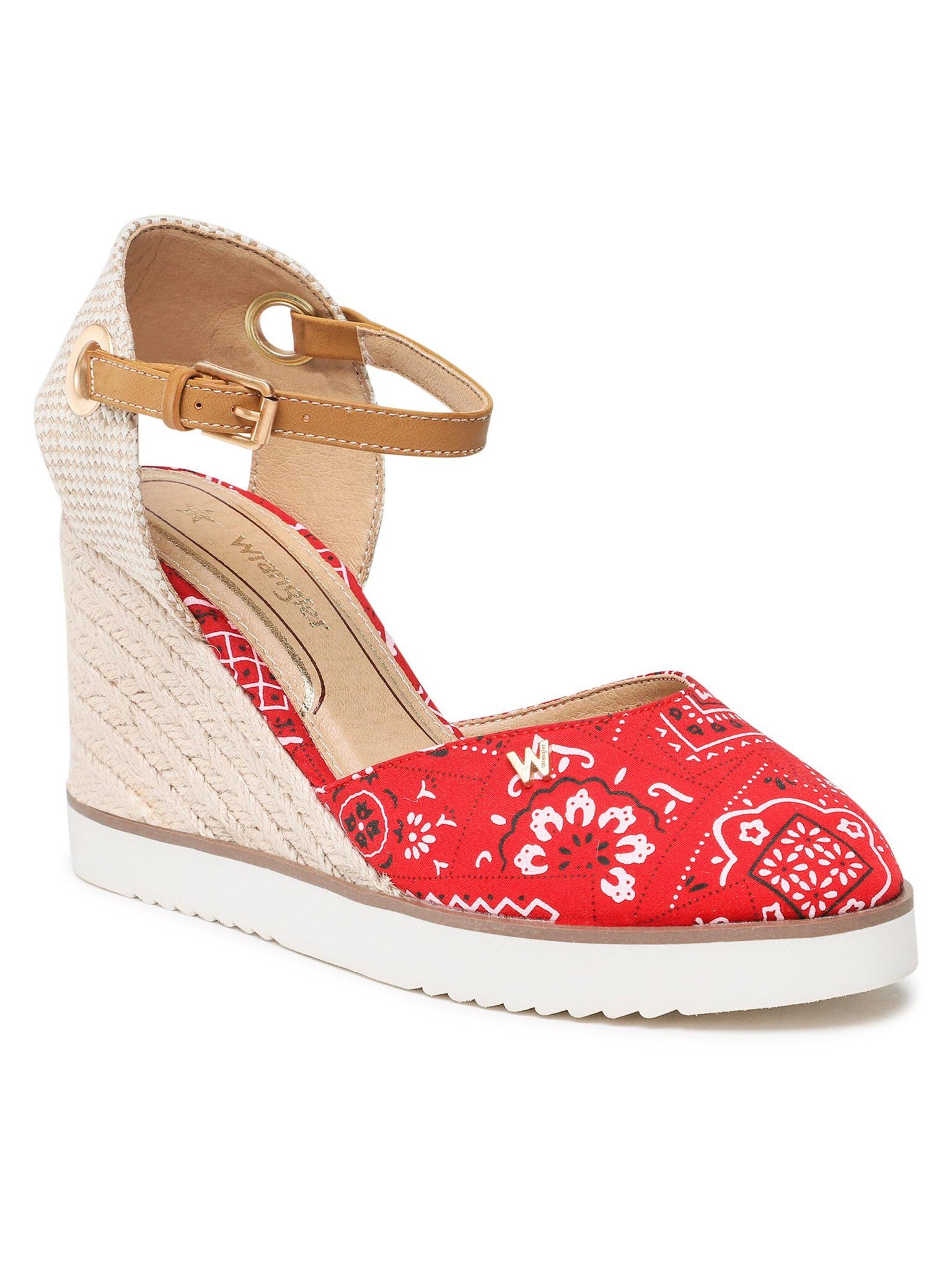 Wrangler Espadrilles Isla WL21621A Bandana Red 883 Espadrille