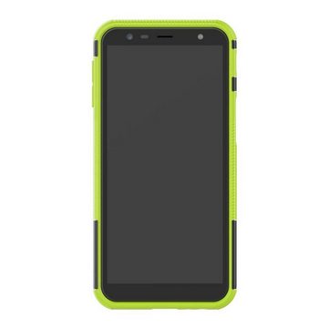 CoolGadget Handyhülle Outdoor Case Hybrid Cover für Samsung Galaxy J6 Plus 6 Zoll, Schutzhülle extrem robust Handy Case für Samsung J6+ Hülle