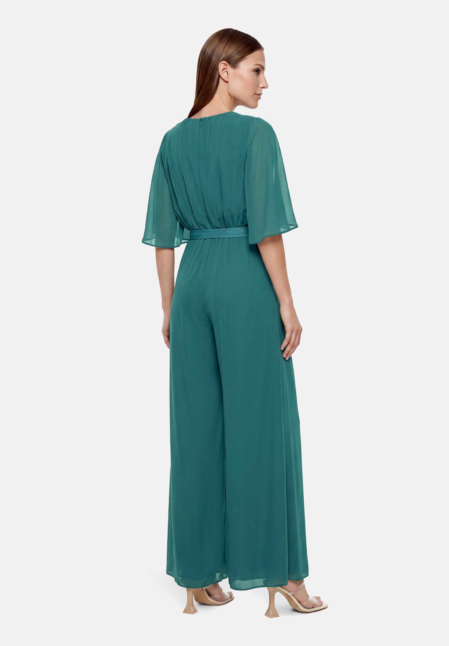 Vera Mont Overall Damen mit Bindegürtel (1-tlg) Design