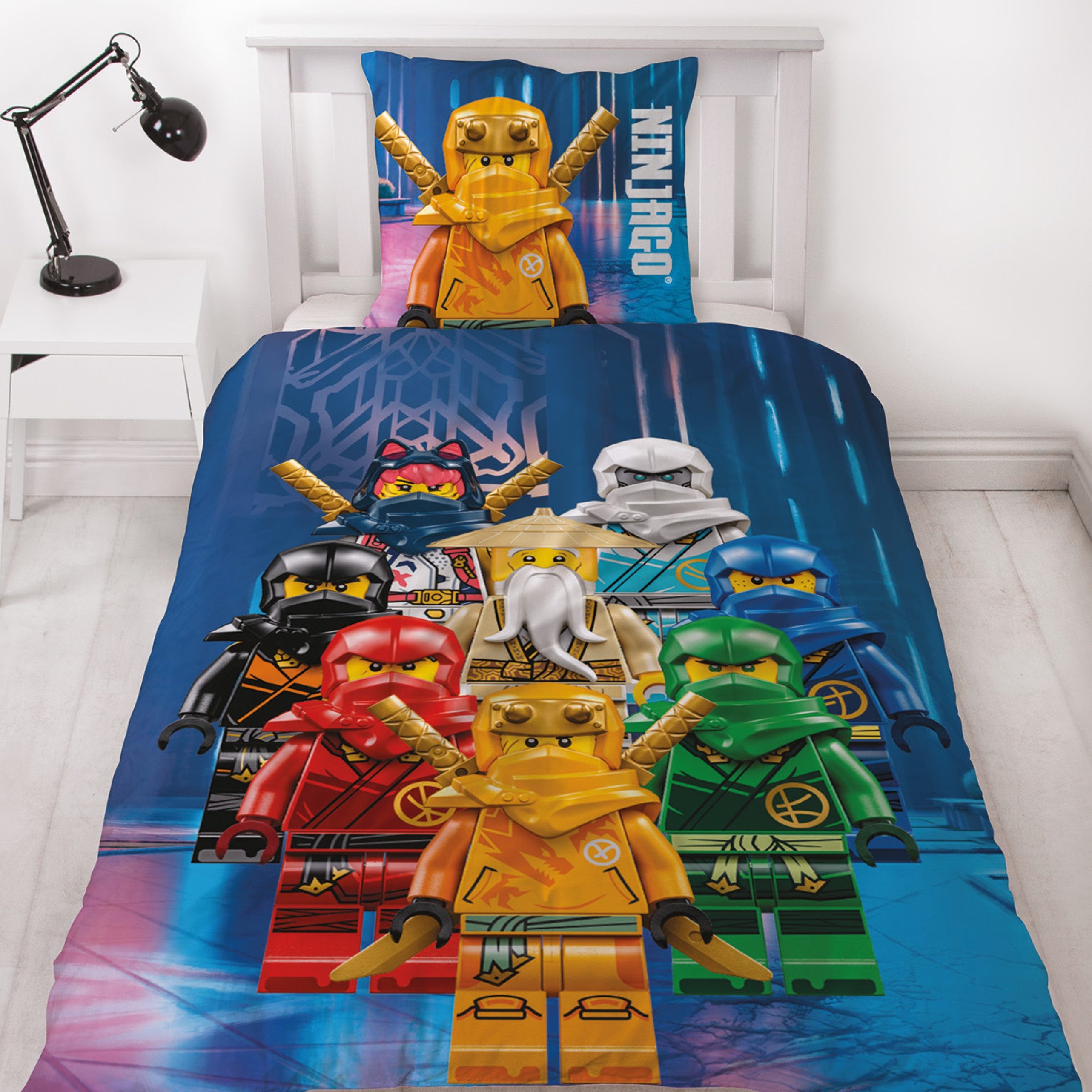 MTOnlinehandel Bettwäsche Lego Ninjago Team Power, 135x200 + 80x80 cm, epis günstig online kaufen