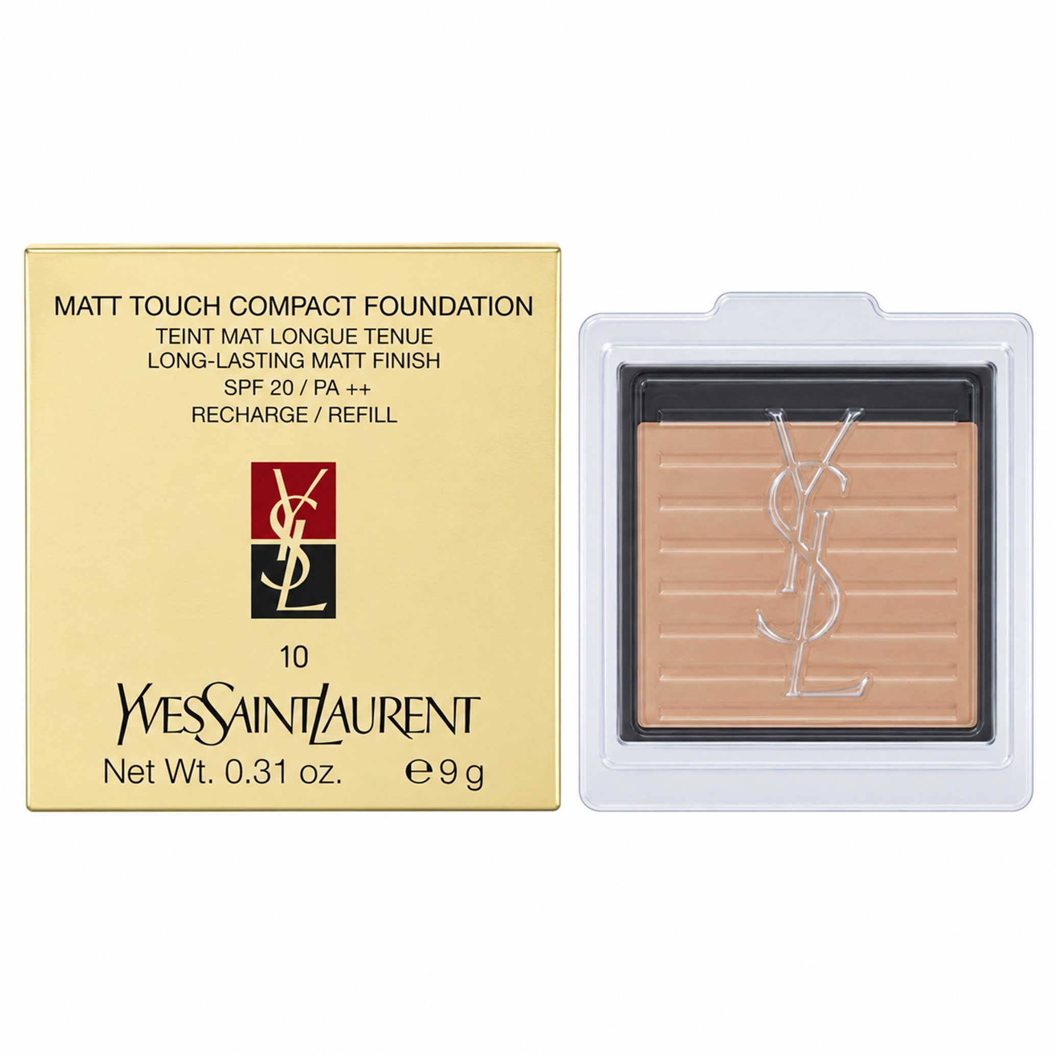 YVES SAINT LAURENT Foundation Yves Saint Laurent Matt Touch Compact Foundation SPF20 Refill 10