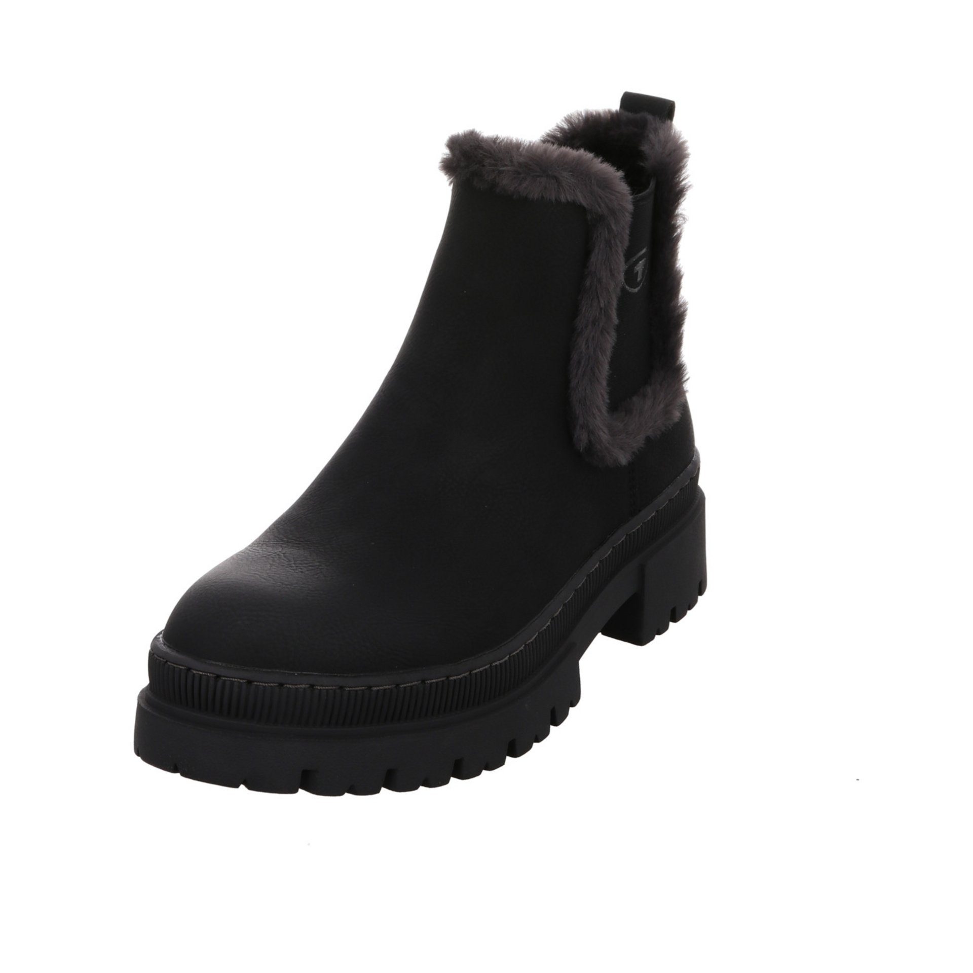 TOM TAILOR Damen Stiefel Schuhe Chelsea Boots Stiefel Synthetik black