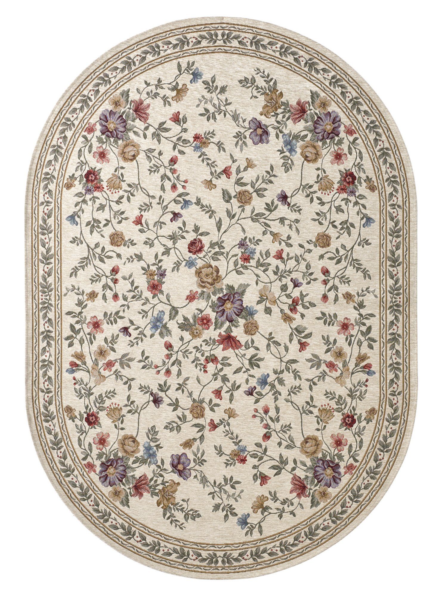 Teppich mit jacquardgewebtem Blütendessin kaufen | OTTO