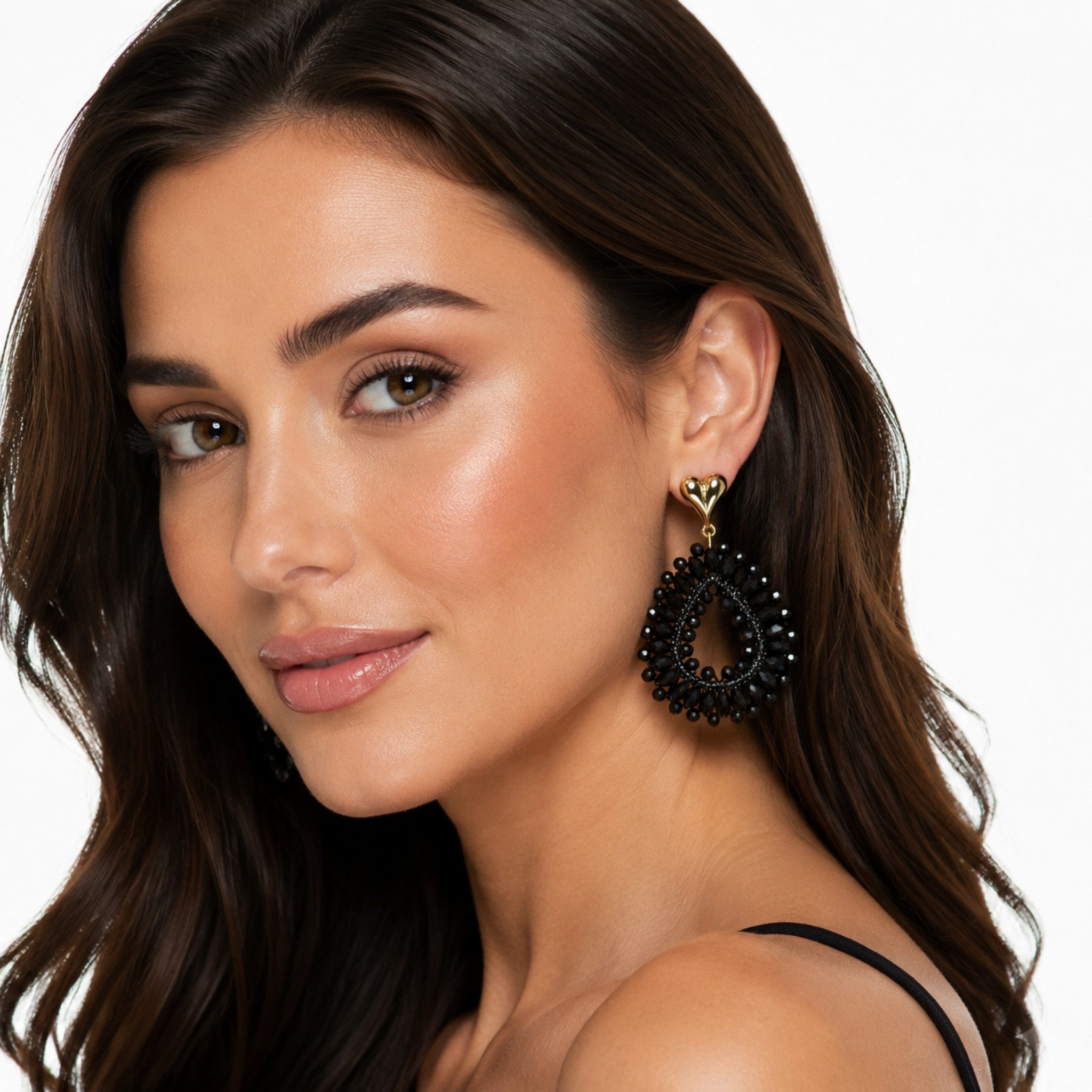 NEXORA Perlenohrringe Statement Ohrringe Damen Tropfen Ohrhänger Elegant Boho Schmuck (1 Paar Ohrringe), Statement-Design, Tropfenform, dekorativer Schmuckbesatz