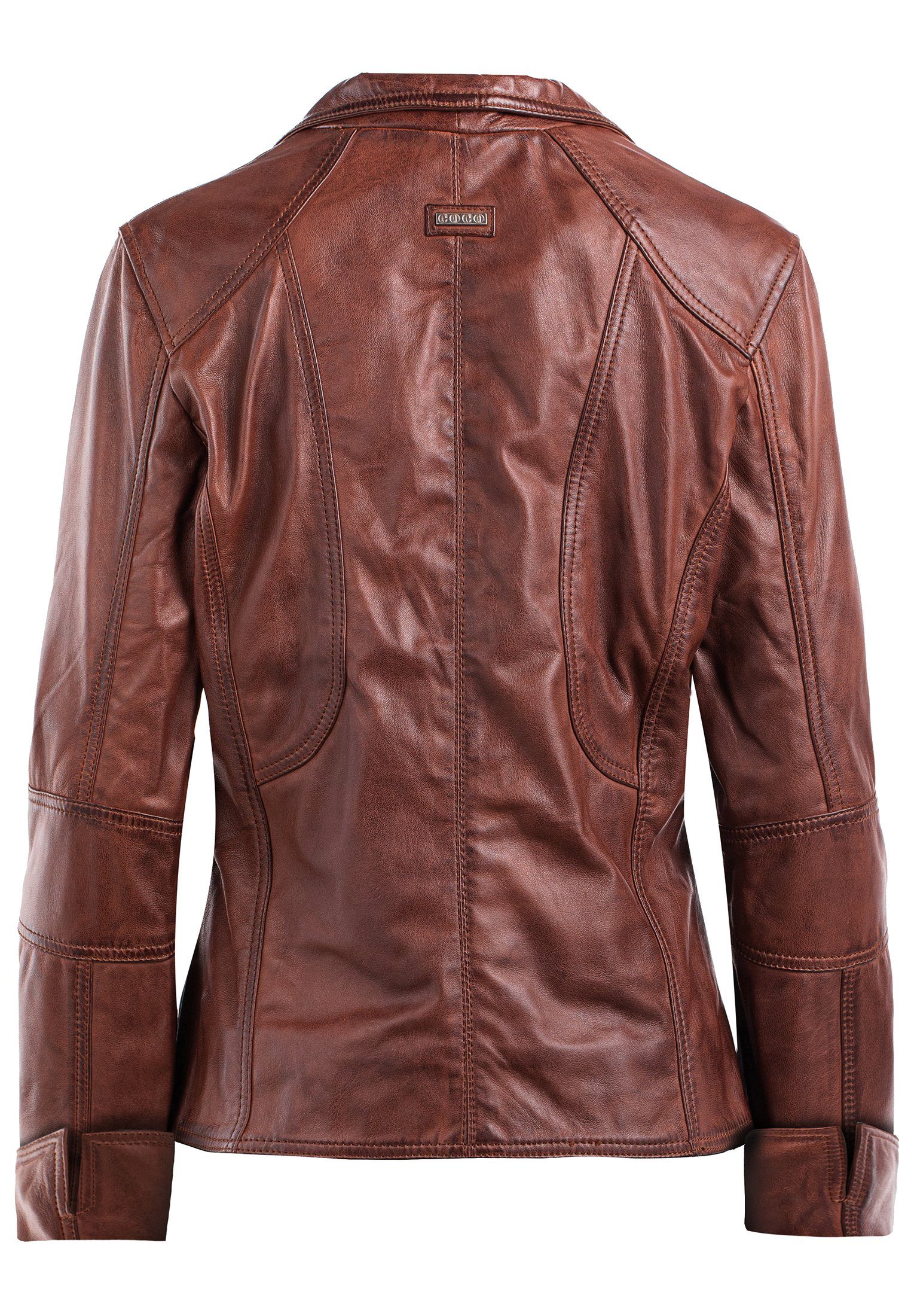 CBL Lederjacke MQ-43547 mit angesagtem Biker-Look günstig online kaufen
