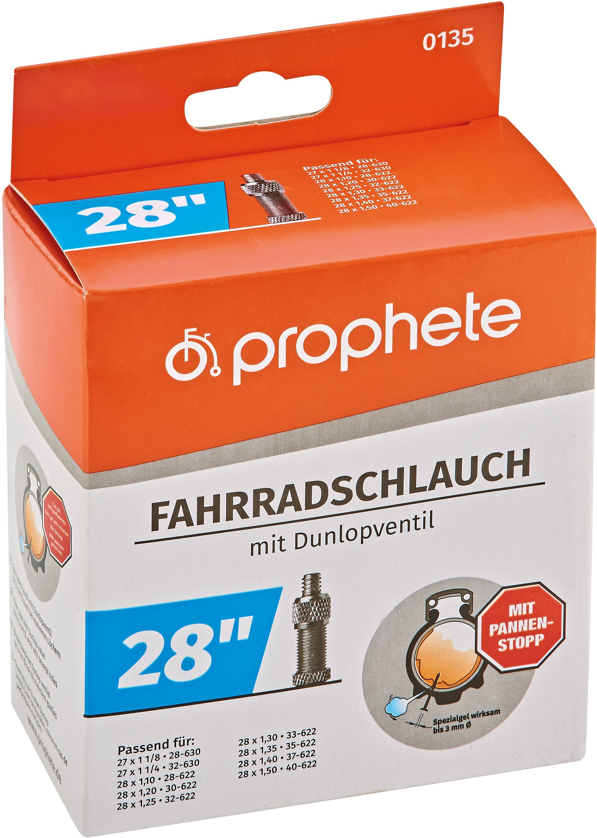 Prophete Fahrradschlauch, 28 Zoll (71,12 cm)