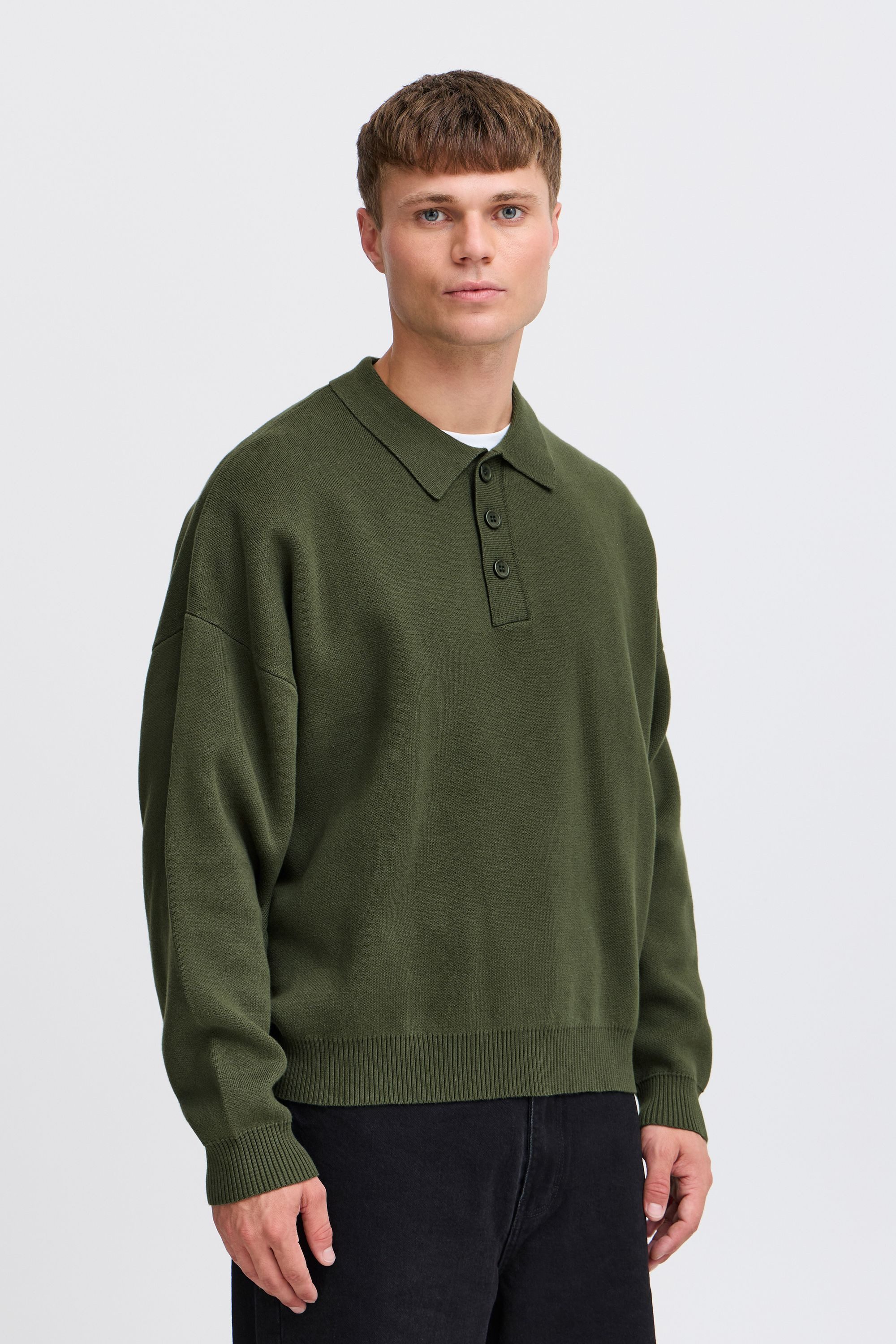 !Solid Strickpullover SDNAHIM Schicker Strickpullover mit Polokragen günstig online kaufen