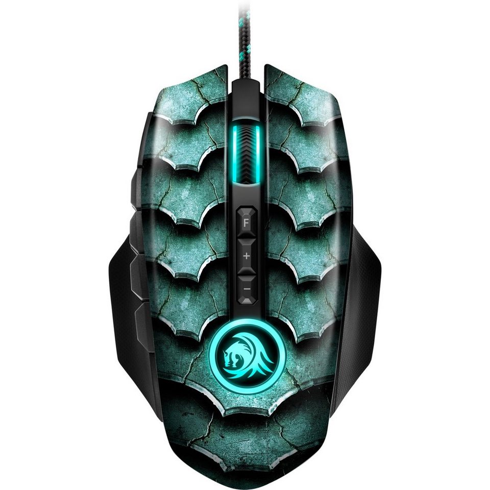 Sharkoon Sharkoon Drakonia II, Gaming-Maus Gaming-Maus, USB-Abfragerate:  1000 Hz