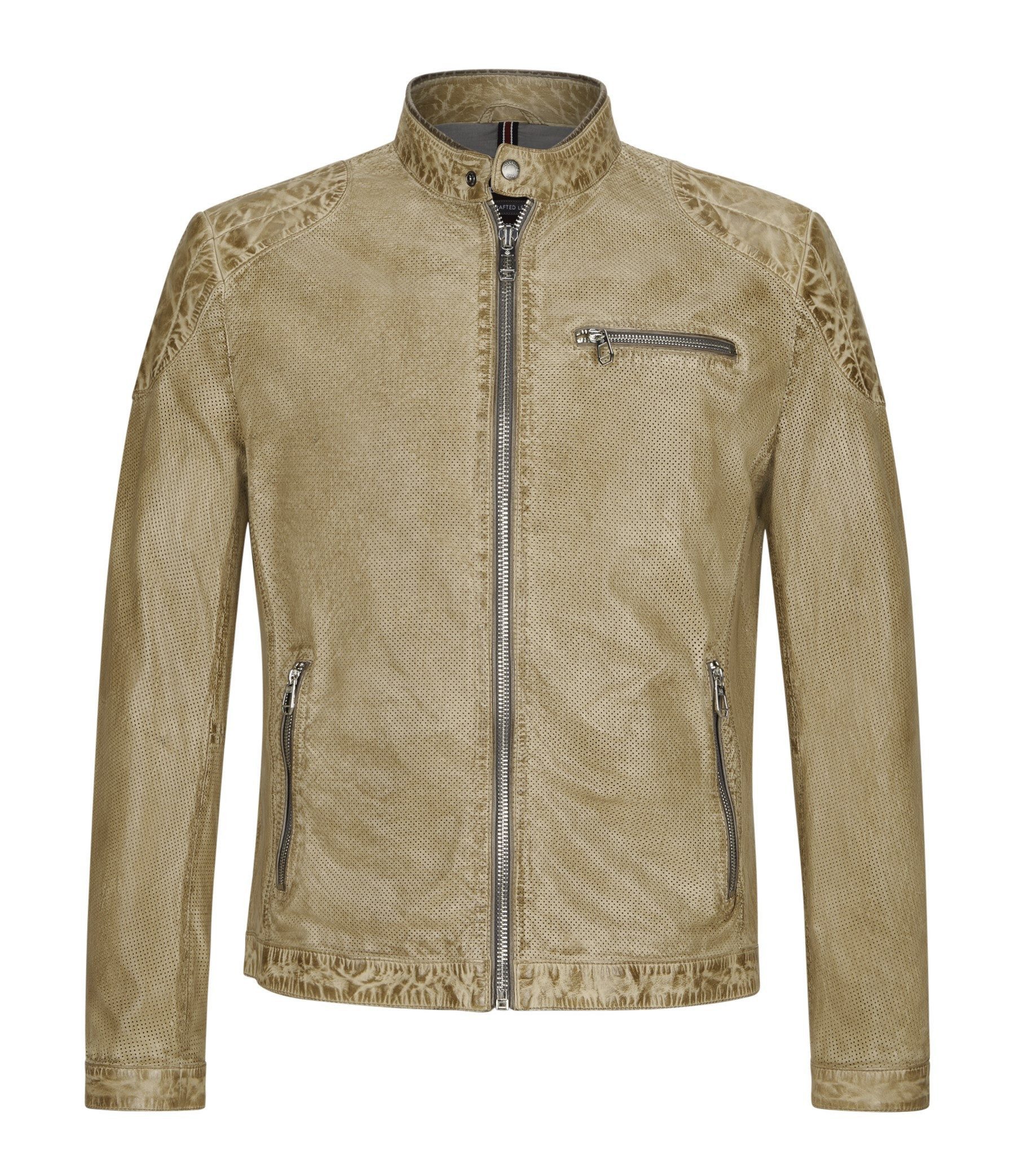 Milestone Lederjacke MSElvio aus gewaschenem Lamm günstig online kaufen