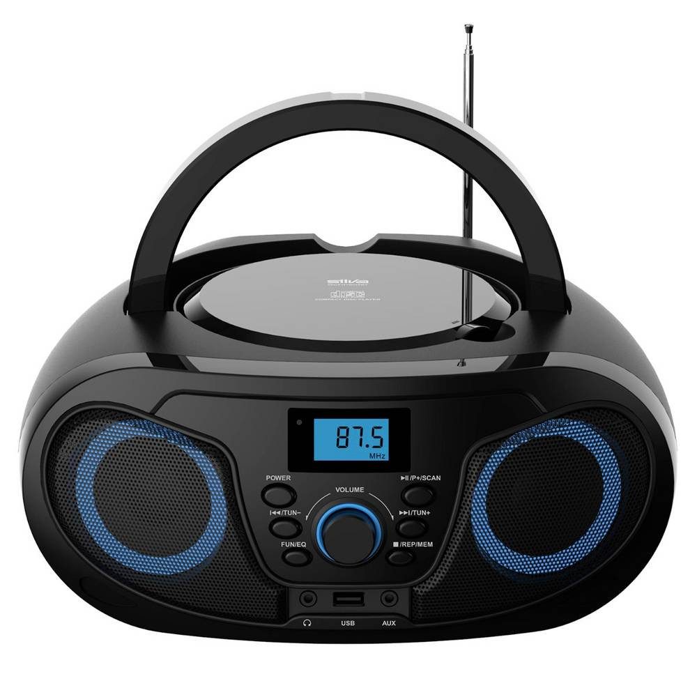Silva Schneider MPC 25.4 USB schwarz CD-Radio Schwarz Radio