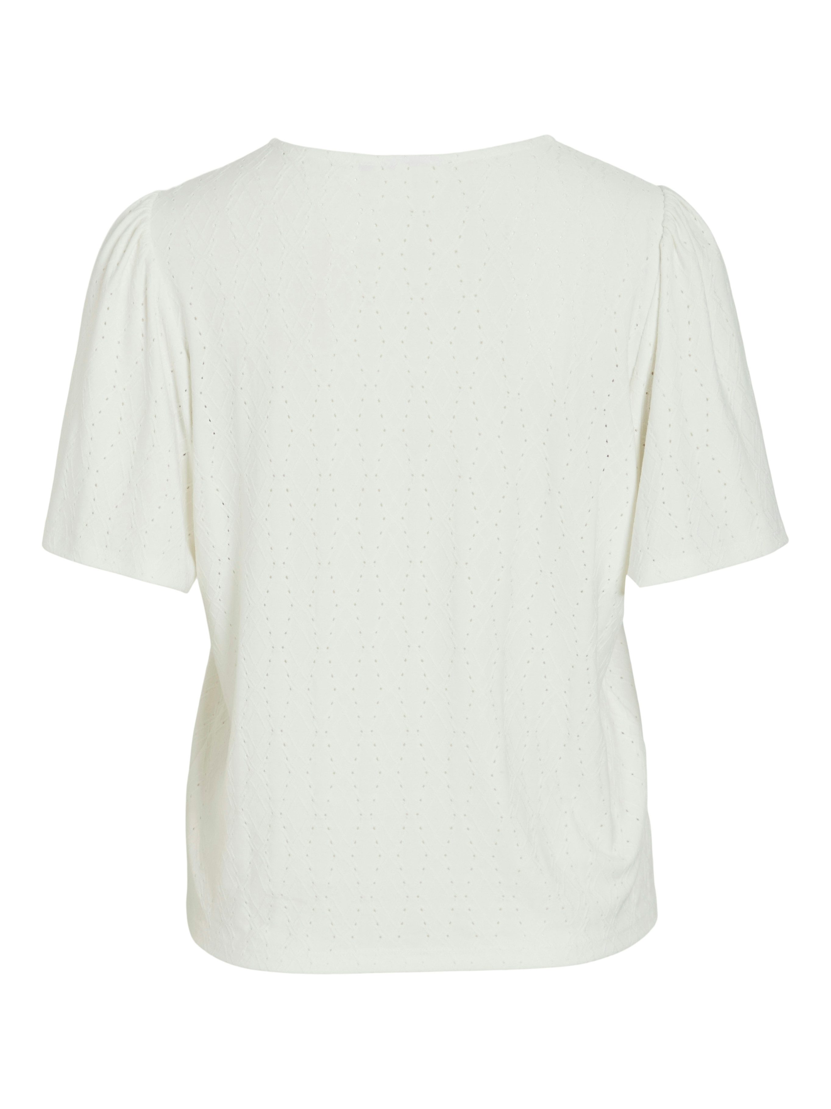 Vila Rundhalsshirt VIBELLI O-NECK S/S TOP - NOOS