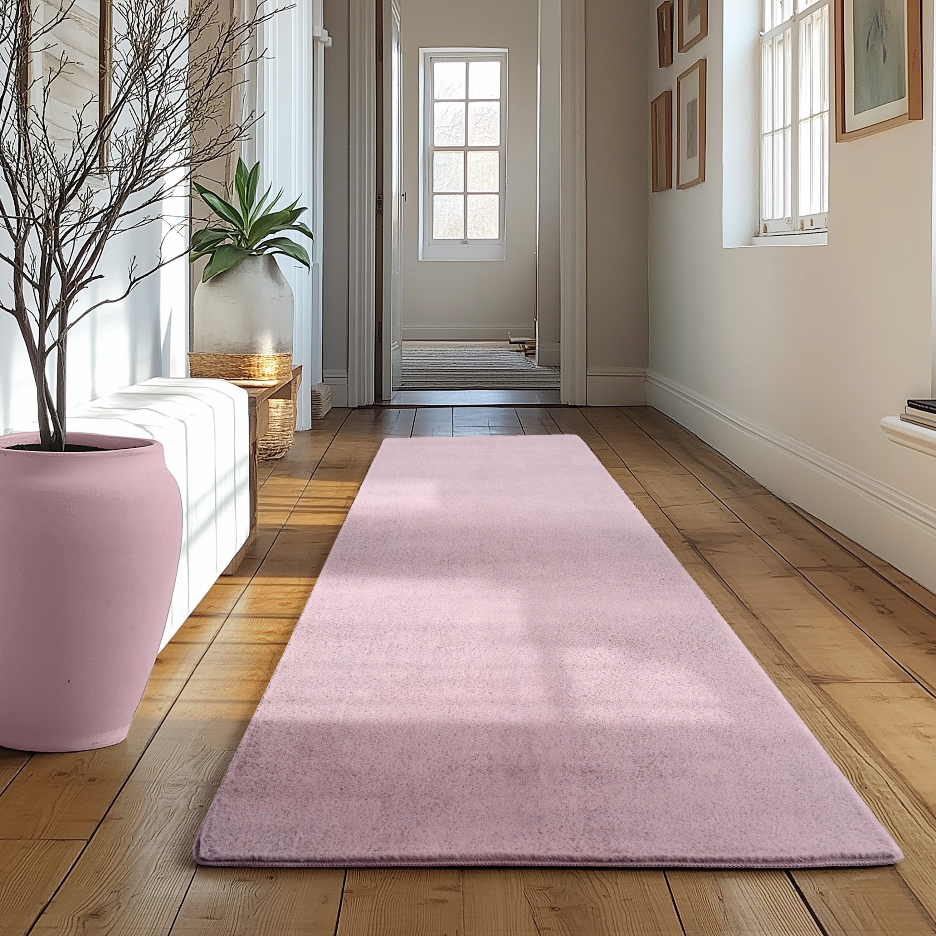 SIMPEX24 Teppich Unicolor - Einfarbig, Läufer, Höhe: 11 mm, Perfekt geeignet für Wohnzimmer, Schlafzimmer,Kinderzimmer