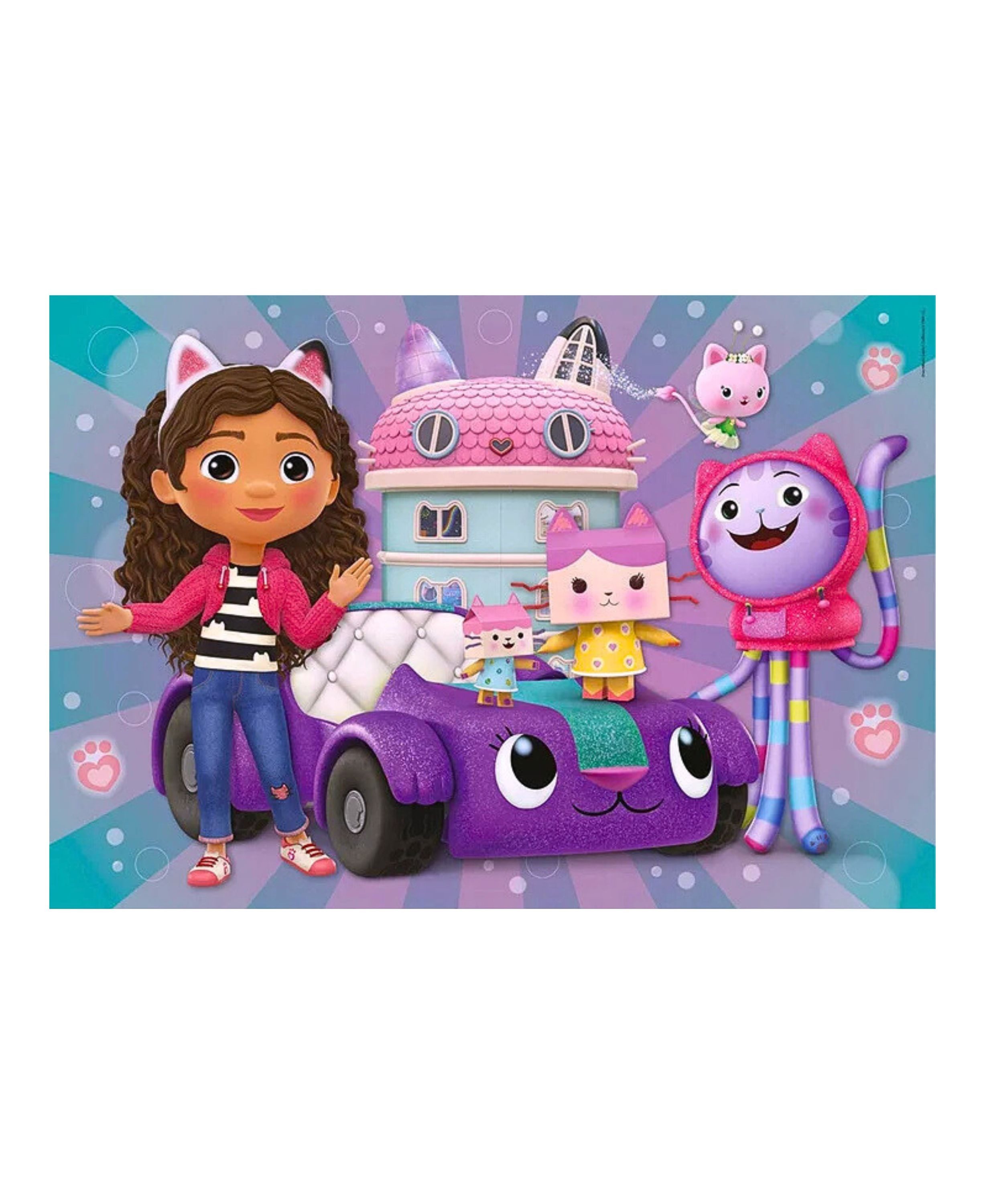 Clementoni® Puzzle Gabby & Freunde, 20 Puzzleteile, 2x20 tlg. Kinderpuzzle ab 3 Jahre
