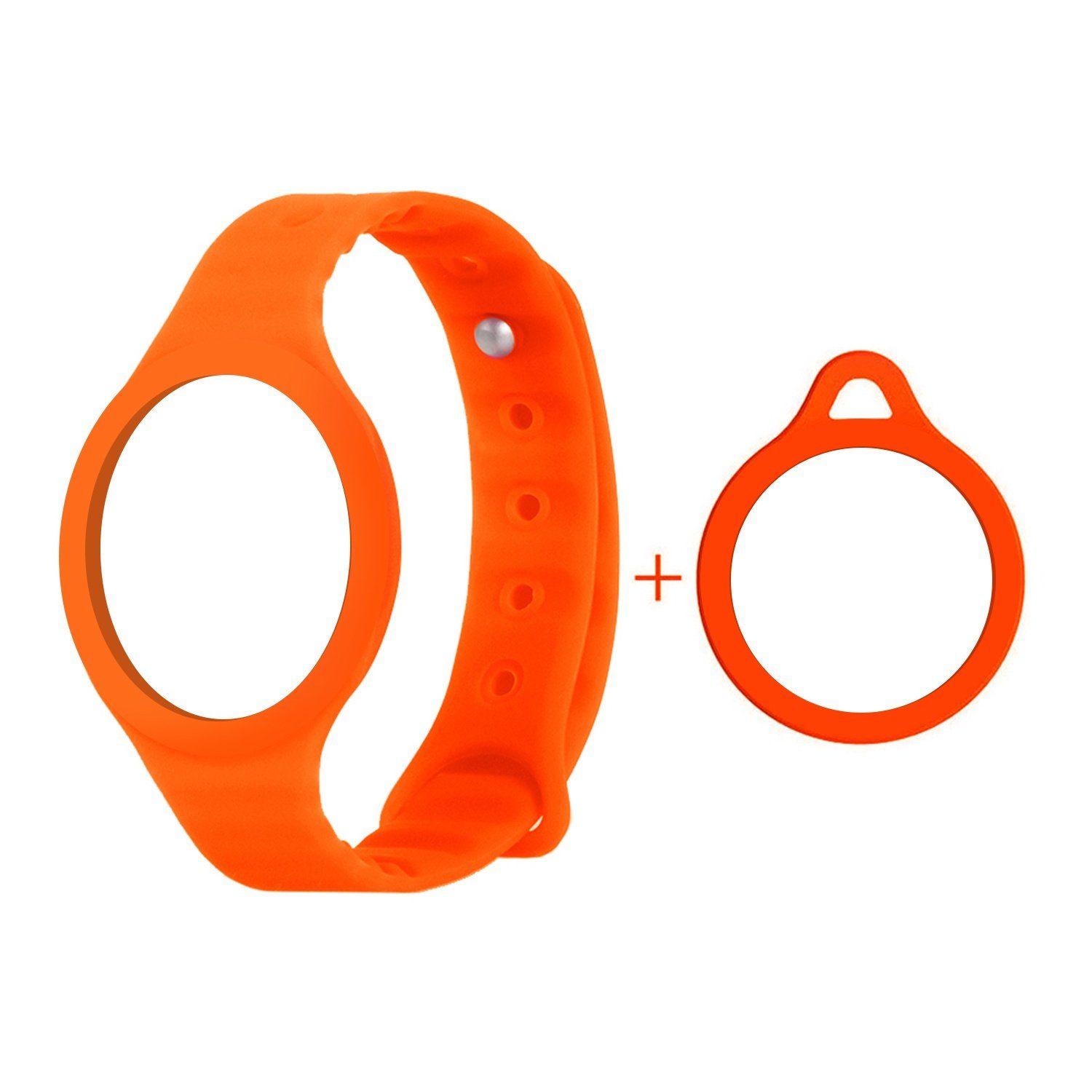Promedix Wechselarmband PR-321, für das Smartband / Smartwatch von ProMedix; anpassbare Armbandlänge Orange