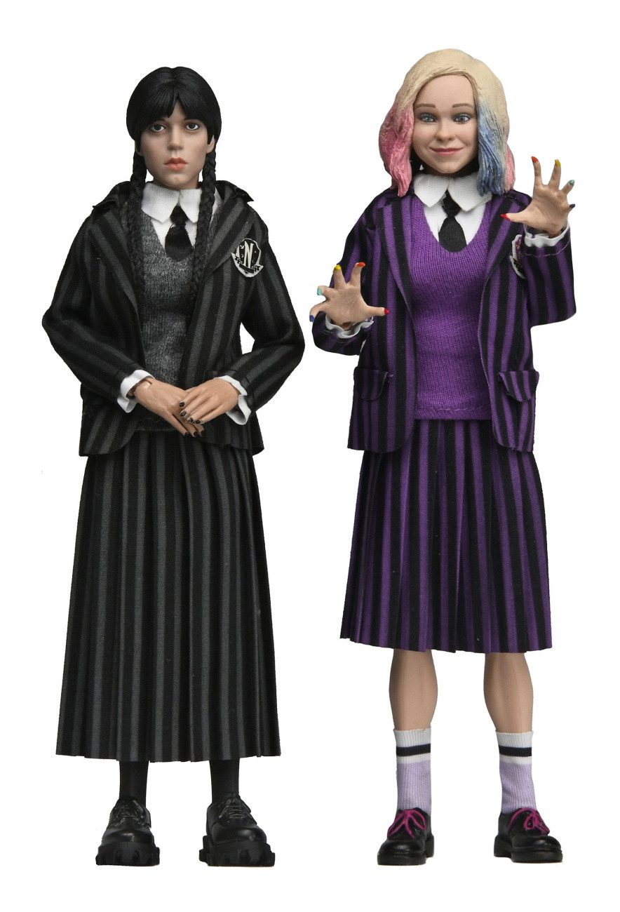 NECA Actionfigur Wednesday Actionfiguren 2er Pack Wednesday Addams (Nevermore Uniform)