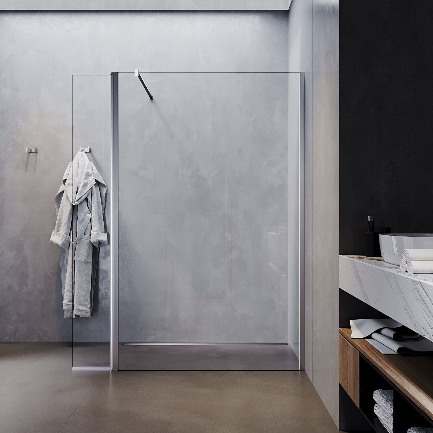 SONNI Walk-in-Dusche Walk in Dusche mit günstig online kaufen