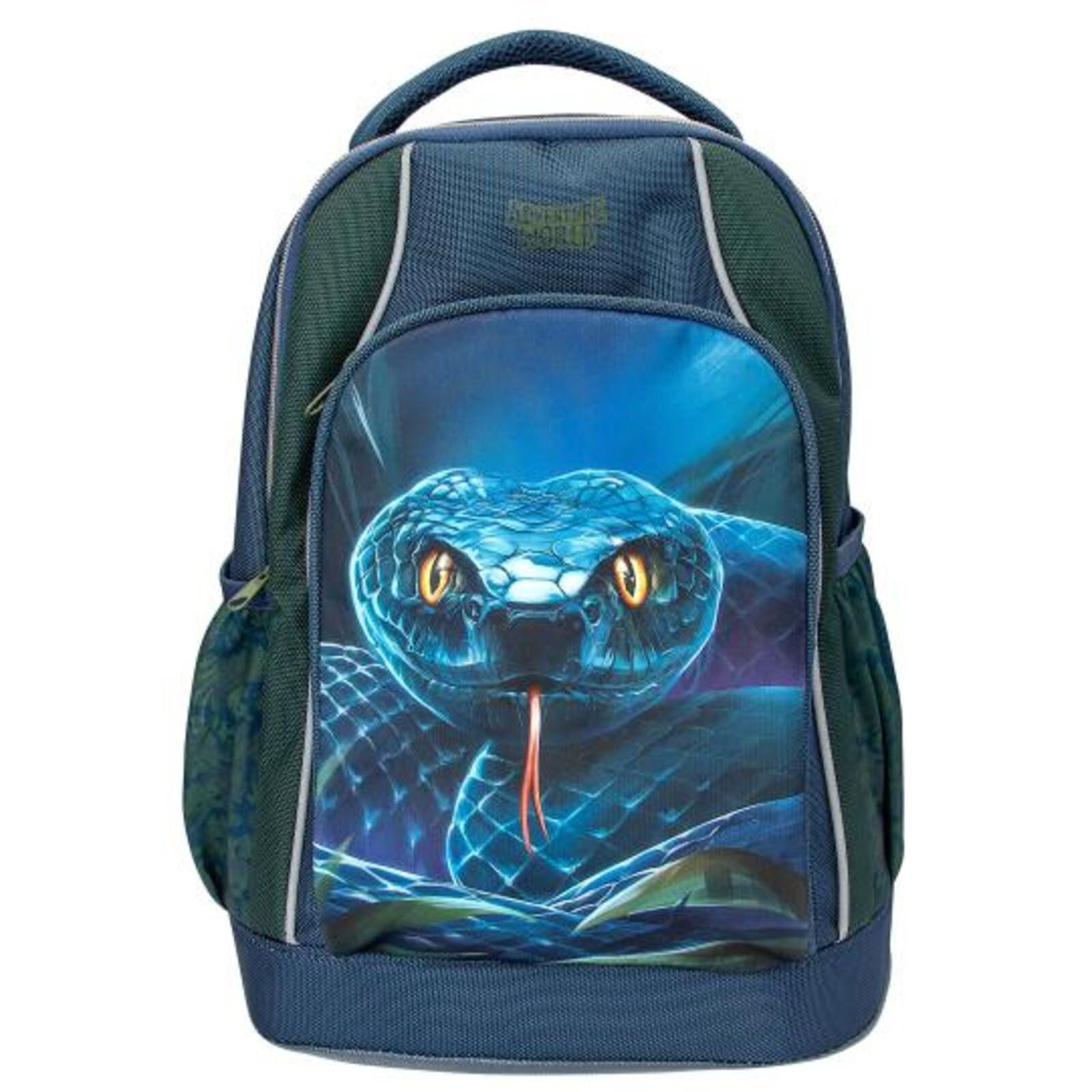 Depesche Kinderrucksack Adventure World Schulrucksack Schlange (1 Rucksack, 1-tlg)