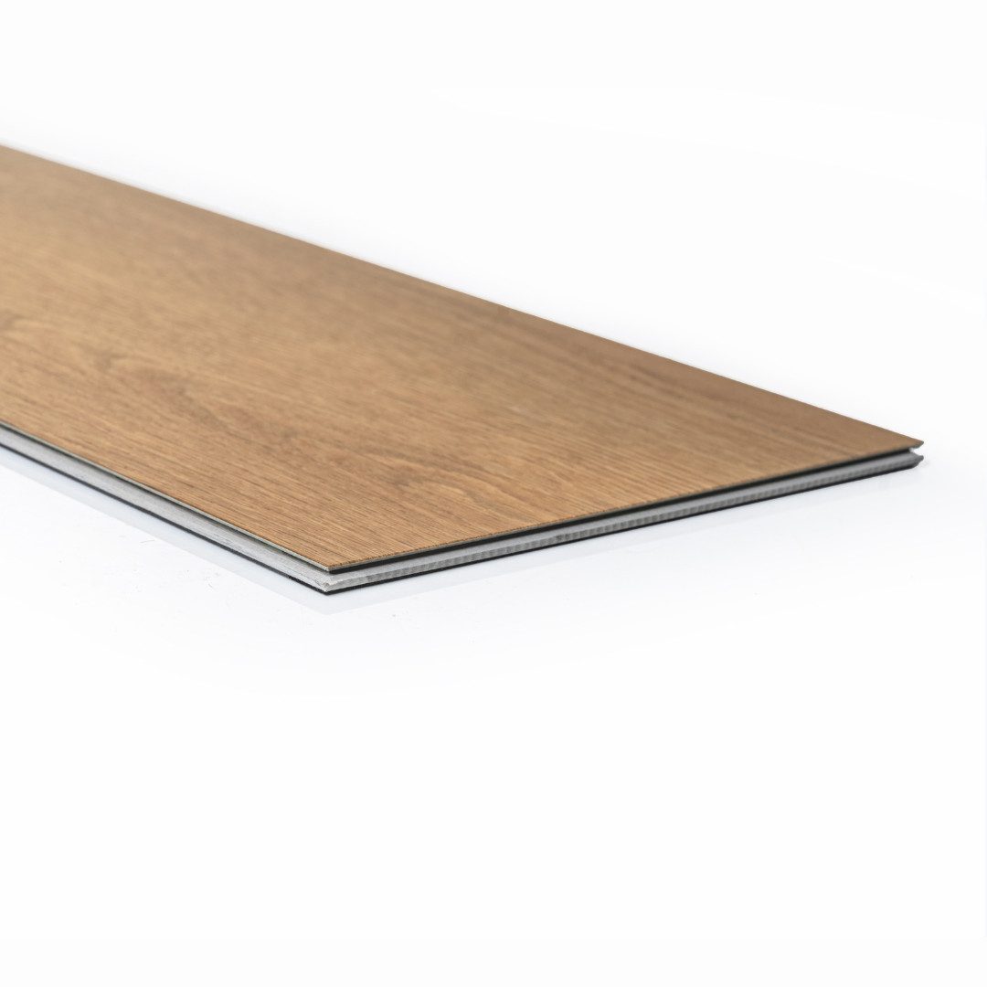 Mega-Holz Designboden Klickvinyl in Holzoptik PREMIUM PVC Vinylboden mit Trittschalldämmung, Packung, 1 Packung = 6 Dielen, Wasserfest und für Fußbodenheizung & – Bild 5 von 5