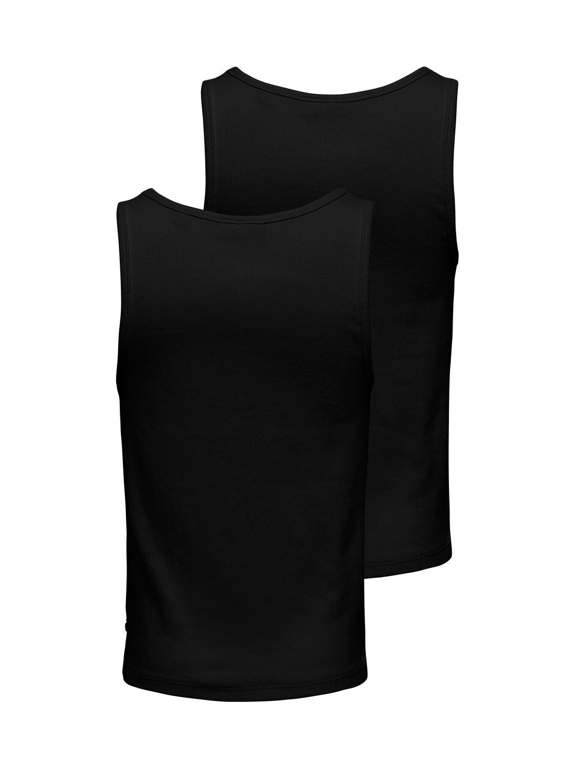 ONLY & SONS Tanktop ONSTANNER REG SL TANK TOP 2-PACK (2-tlg)