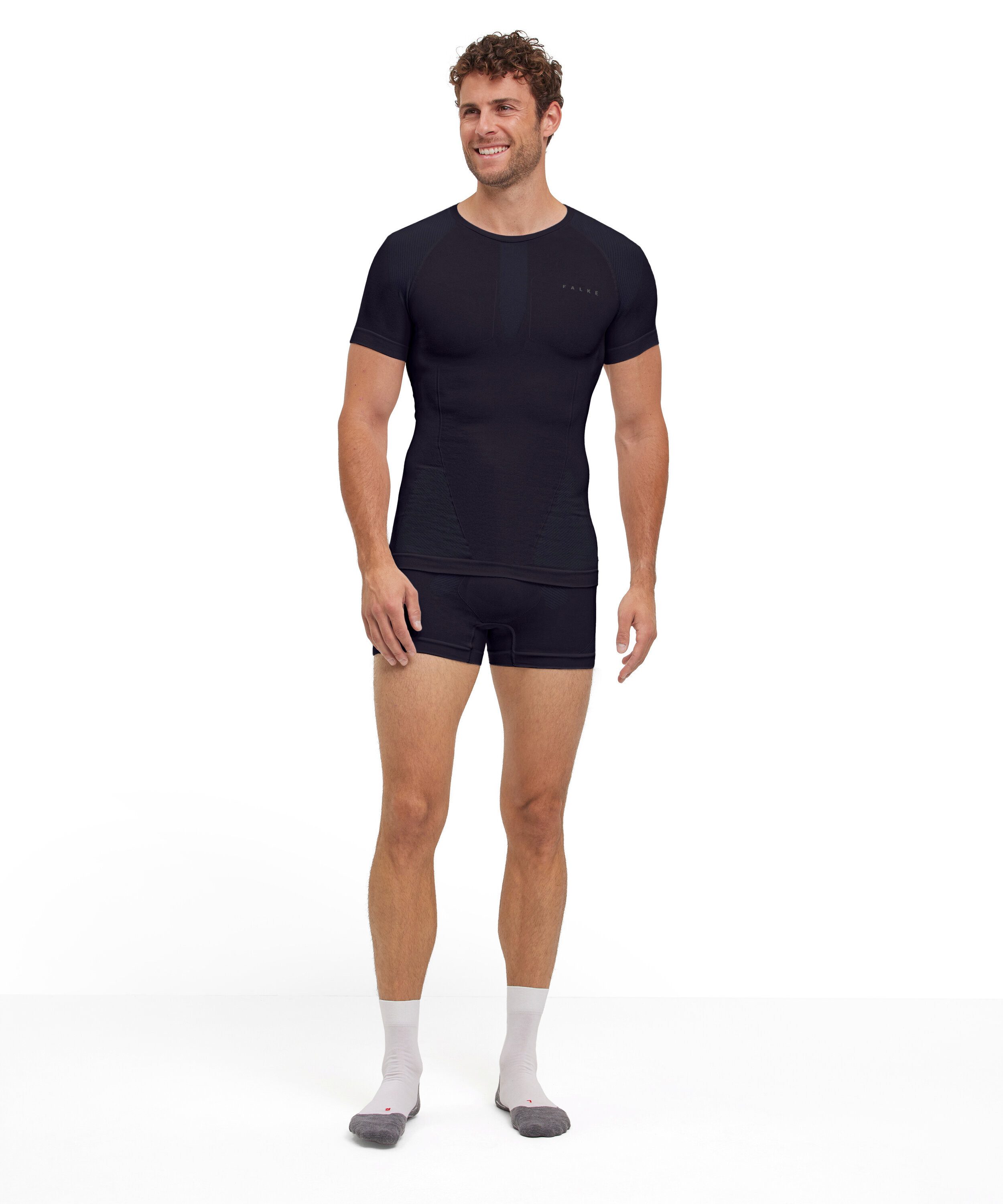 FALKE T-Shirt FALKE Underwear - Kurzarmshirt Warm (1-tlg., 1) thermoregulierend für warme bis kalte Temperaturen