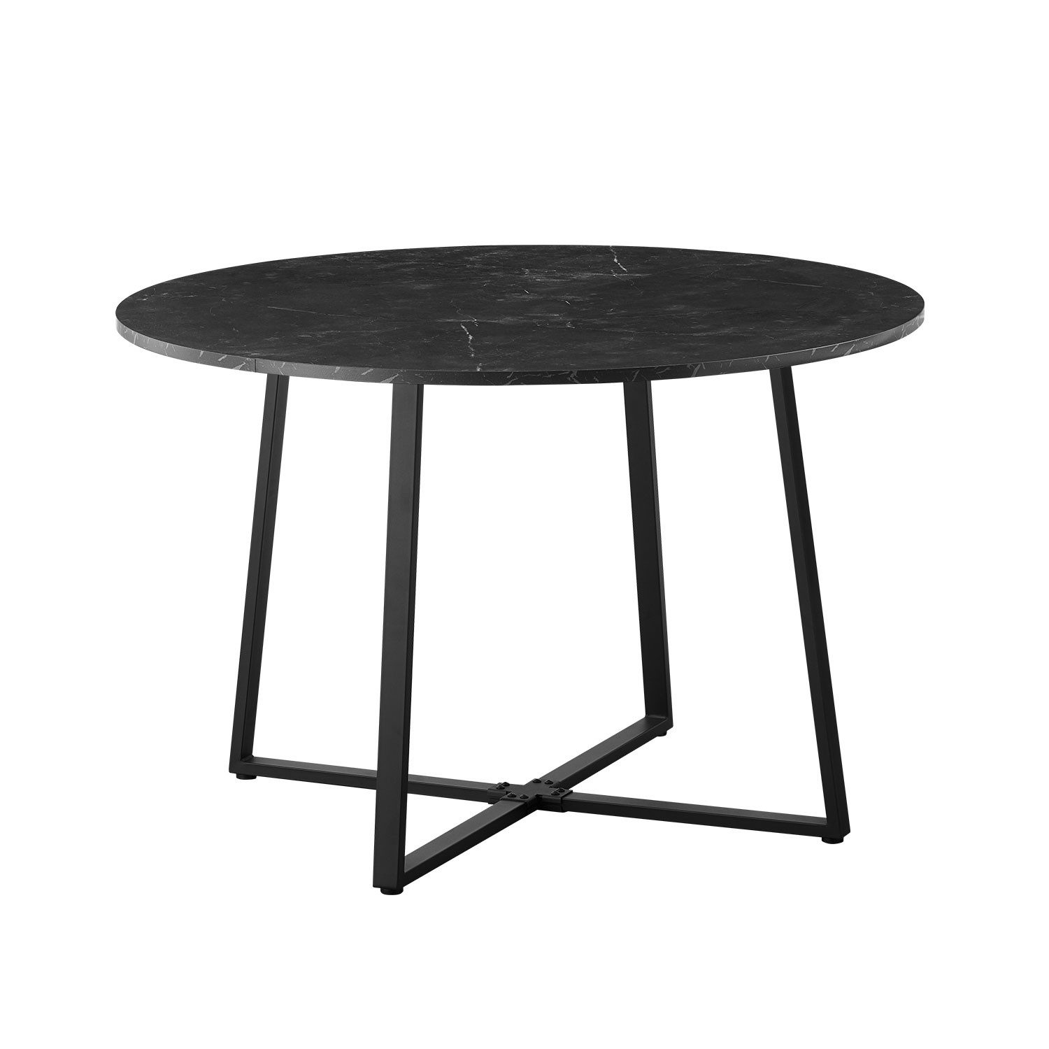 B&D home Esstisch NOA, Metallgestell schwarz oder weiß, rund, 110x110cm, pl günstig online kaufen