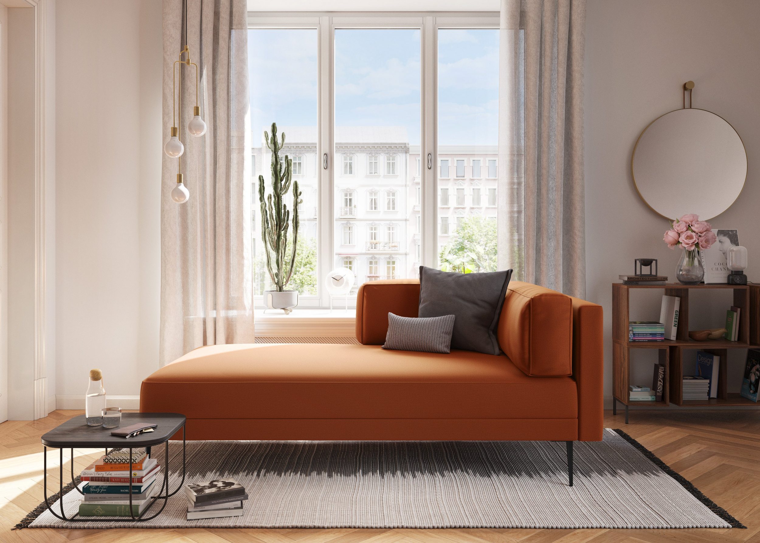 COUCH♥ Recamiere »Relaxiere«, COUCH♥ Lieblingsstücke, Armlehne links oder rechts bestellbar
