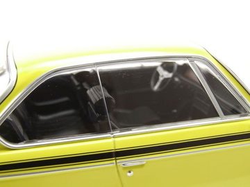 Minichamps Modellauto BMW 3,0 CSL 1971 gelb Modellauto 1:18 Minichamps, Maßstab 1:18