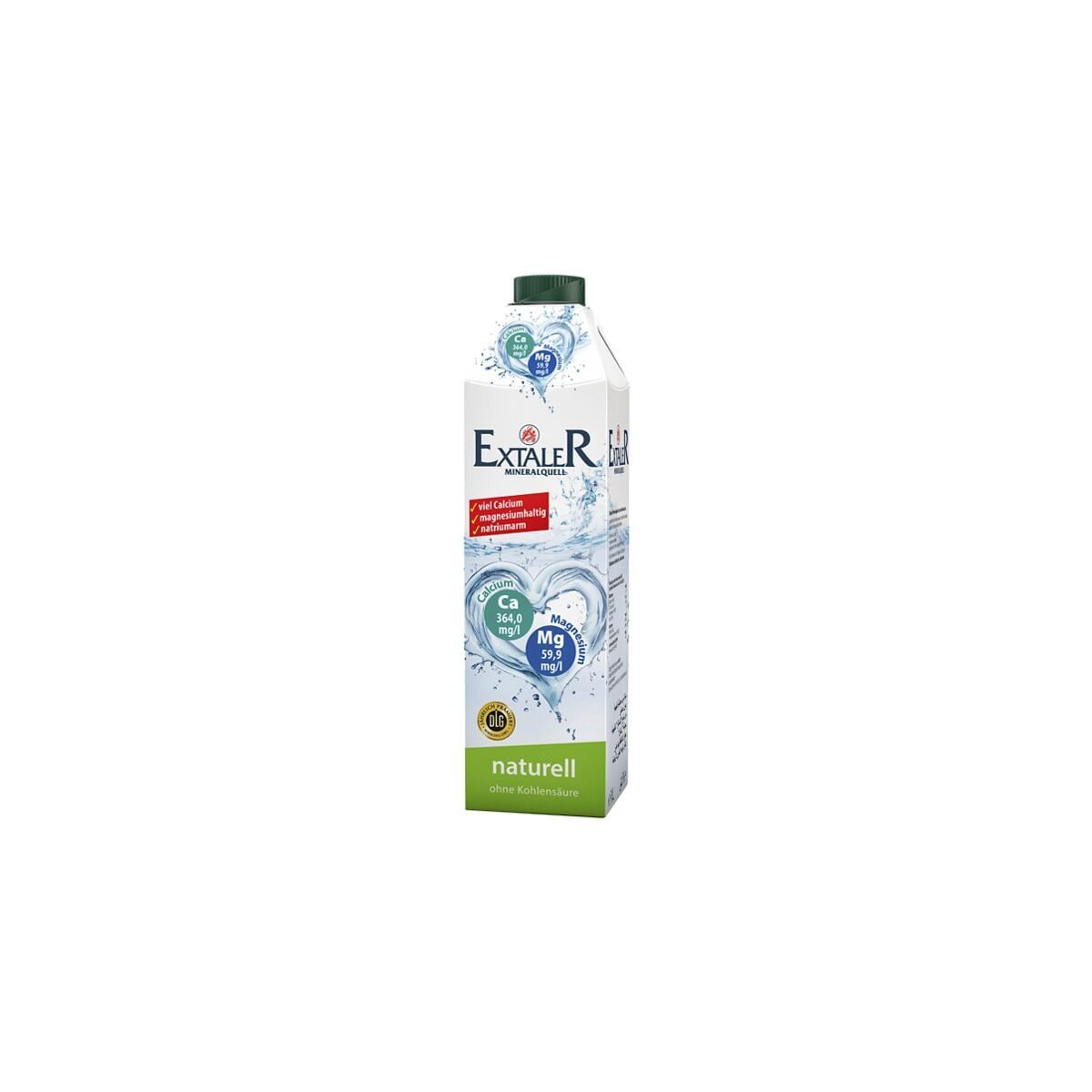 Trinkwasser MinerExtaler alquell naturell, 8x 1 Liter, ohne Kohlensäure