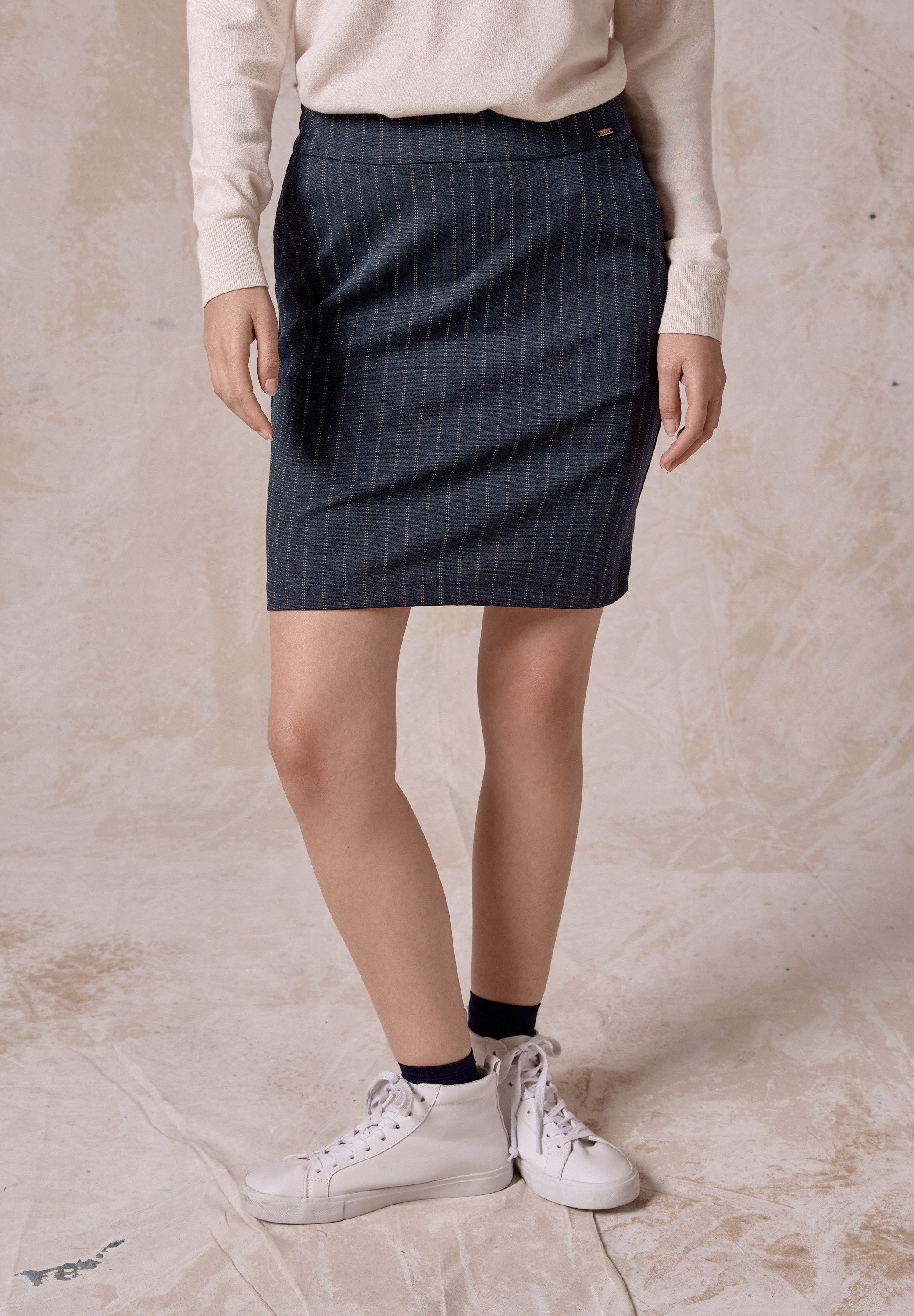 CECIL Minirock softer Materialmix