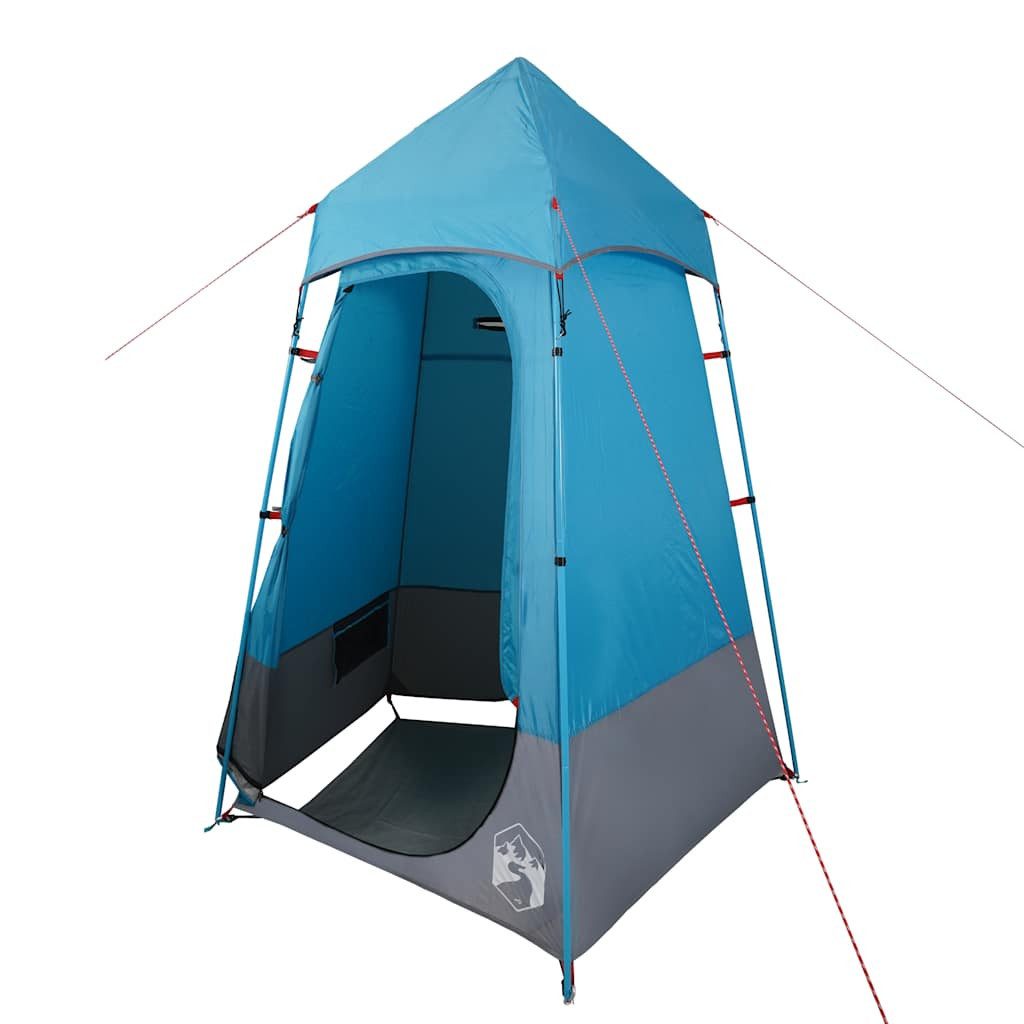 vidaXL Kuppelzelt WC-Zelt Blau Wasserdicht, (1 günstig online kaufen