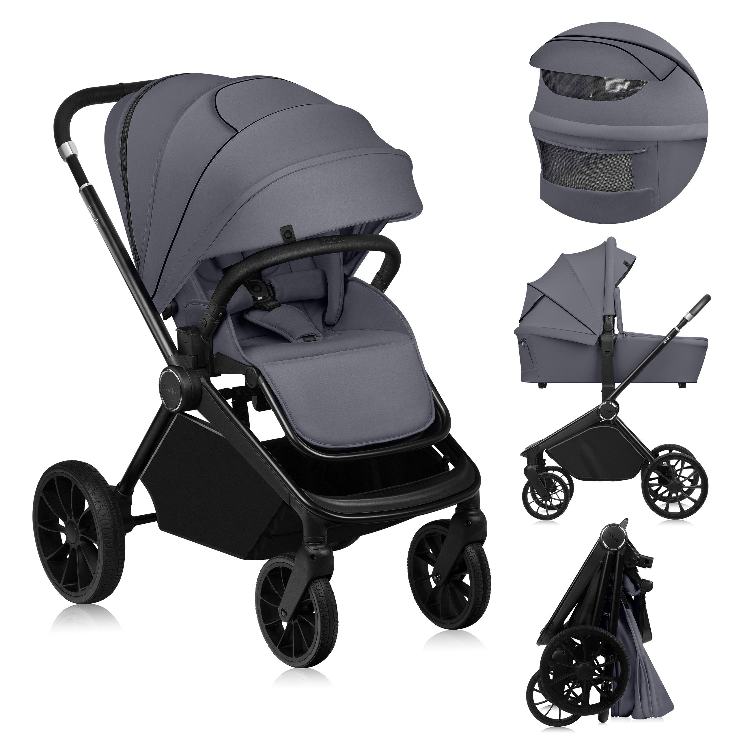 Kombi-Kinderwagen MIKA PLUS 2 IN 1